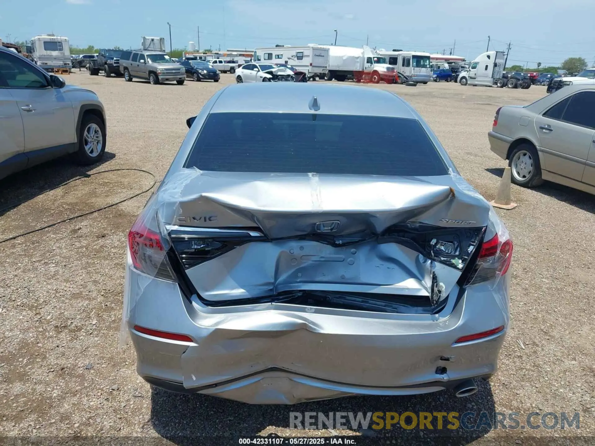 16 Photograph of a damaged car 2HGFE2F55NH586872 HONDA CIVIC 2022