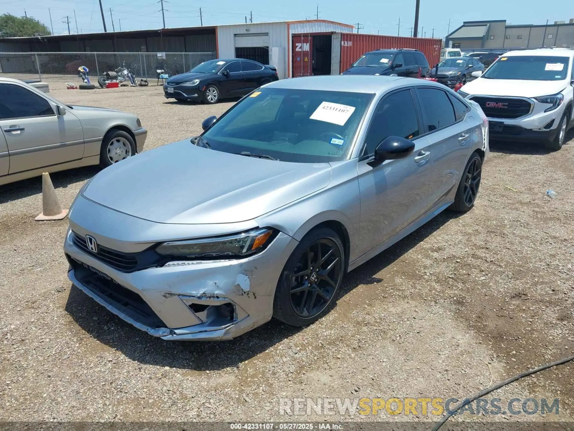 2 Photograph of a damaged car 2HGFE2F55NH586872 HONDA CIVIC 2022