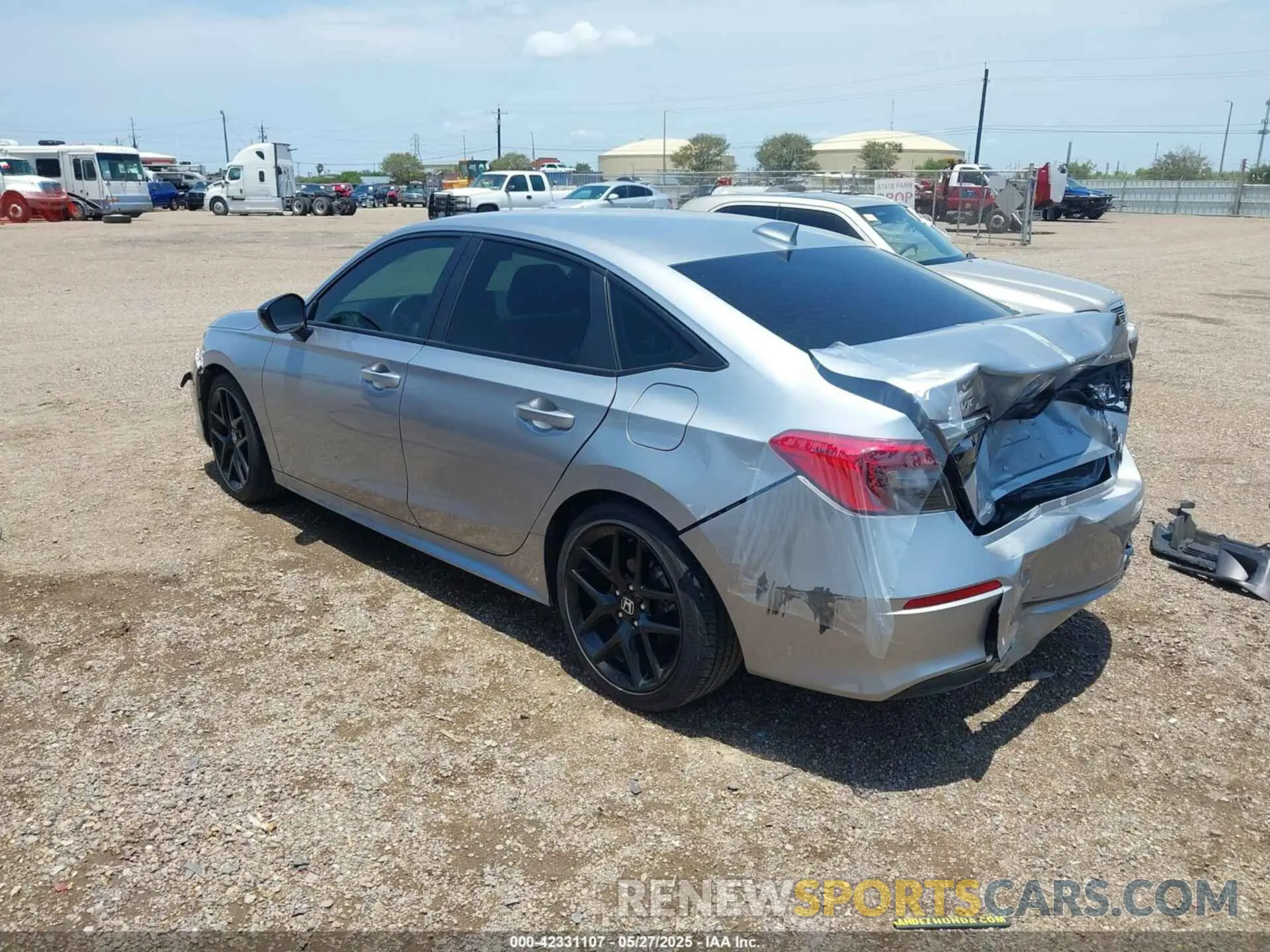 3 Photograph of a damaged car 2HGFE2F55NH586872 HONDA CIVIC 2022