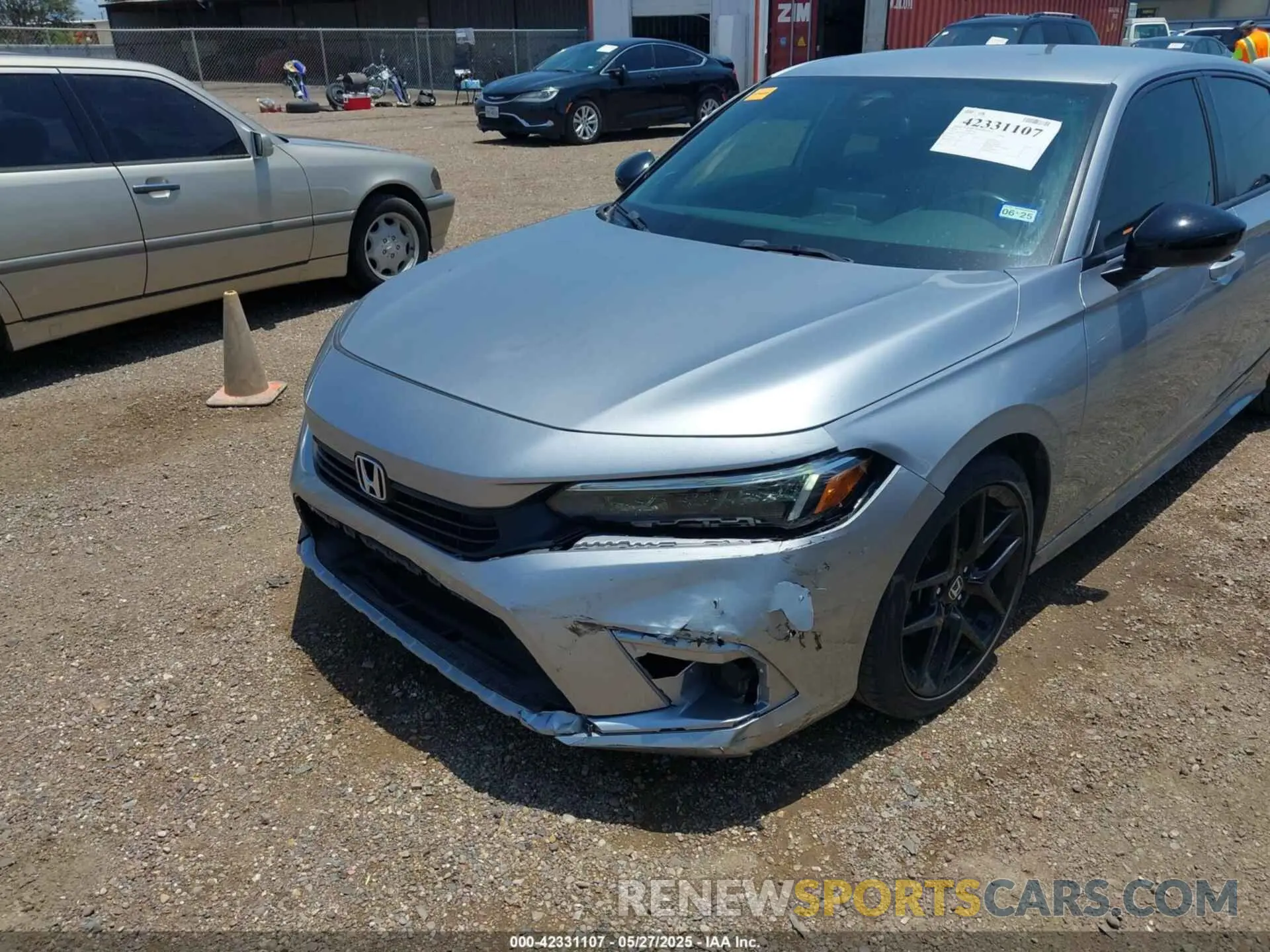 6 Photograph of a damaged car 2HGFE2F55NH586872 HONDA CIVIC 2022