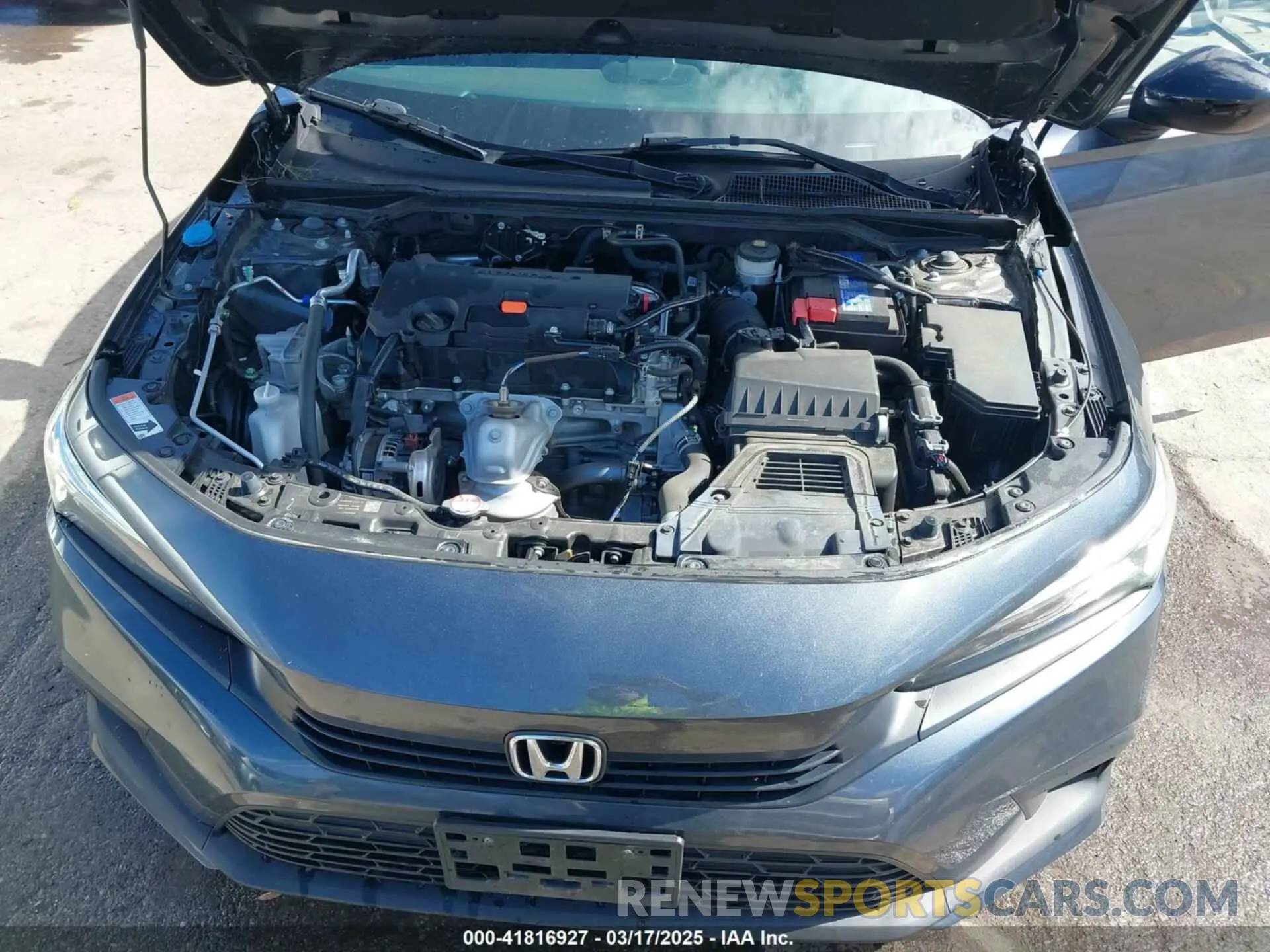 10 Photograph of a damaged car 2HGFE2F55NH587553 HONDA CIVIC 2022