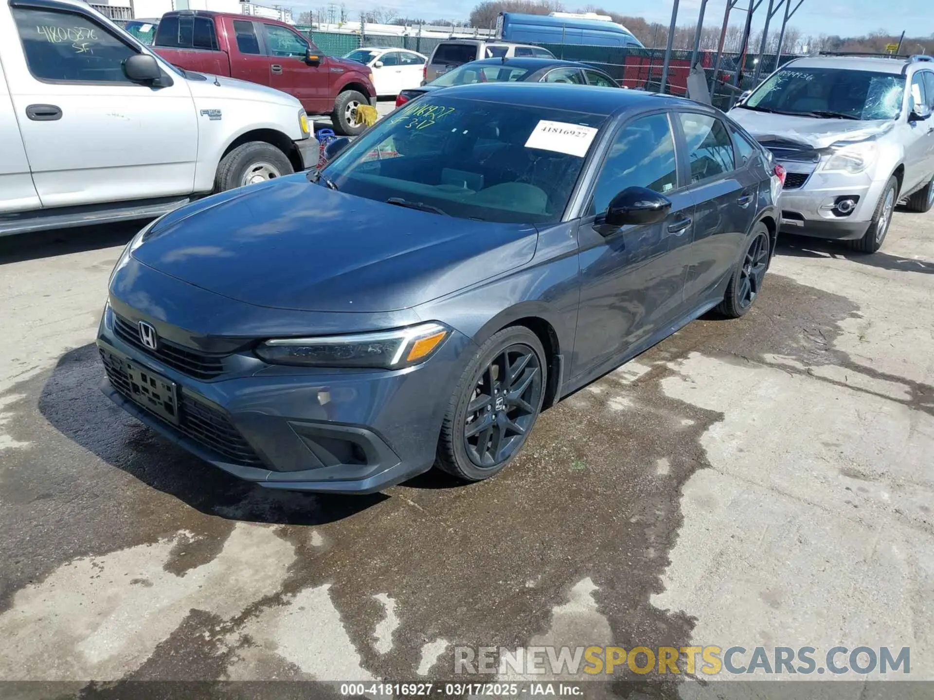 2 Photograph of a damaged car 2HGFE2F55NH587553 HONDA CIVIC 2022