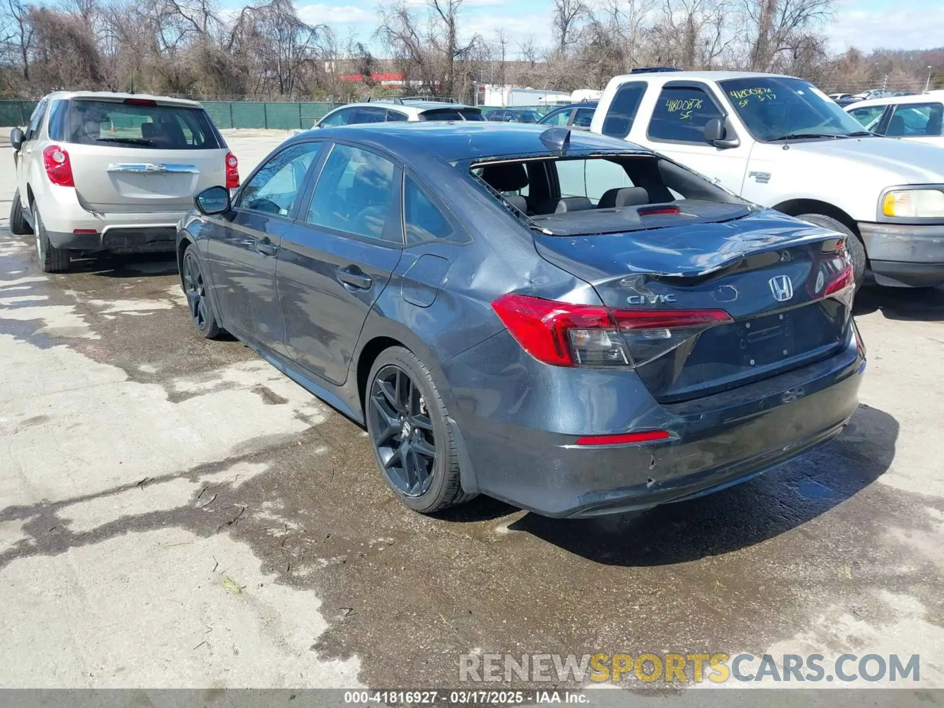 3 Photograph of a damaged car 2HGFE2F55NH587553 HONDA CIVIC 2022