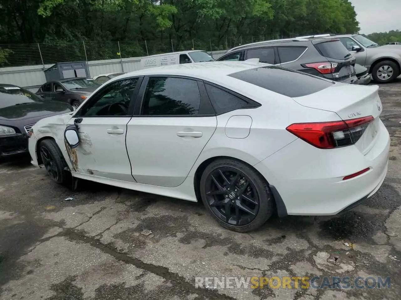 2 Photograph of a damaged car 2HGFE2F55NH587956 HONDA CIVIC 2022
