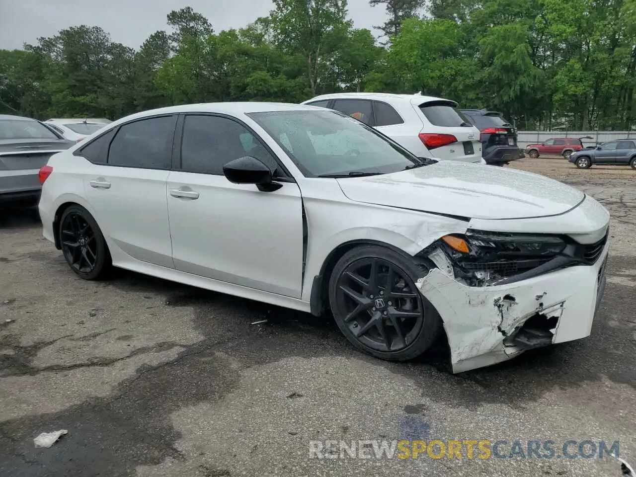 4 Photograph of a damaged car 2HGFE2F55NH587956 HONDA CIVIC 2022