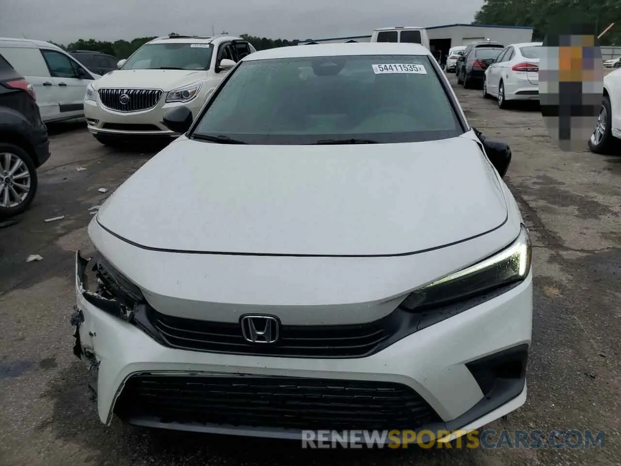 5 Photograph of a damaged car 2HGFE2F55NH587956 HONDA CIVIC 2022