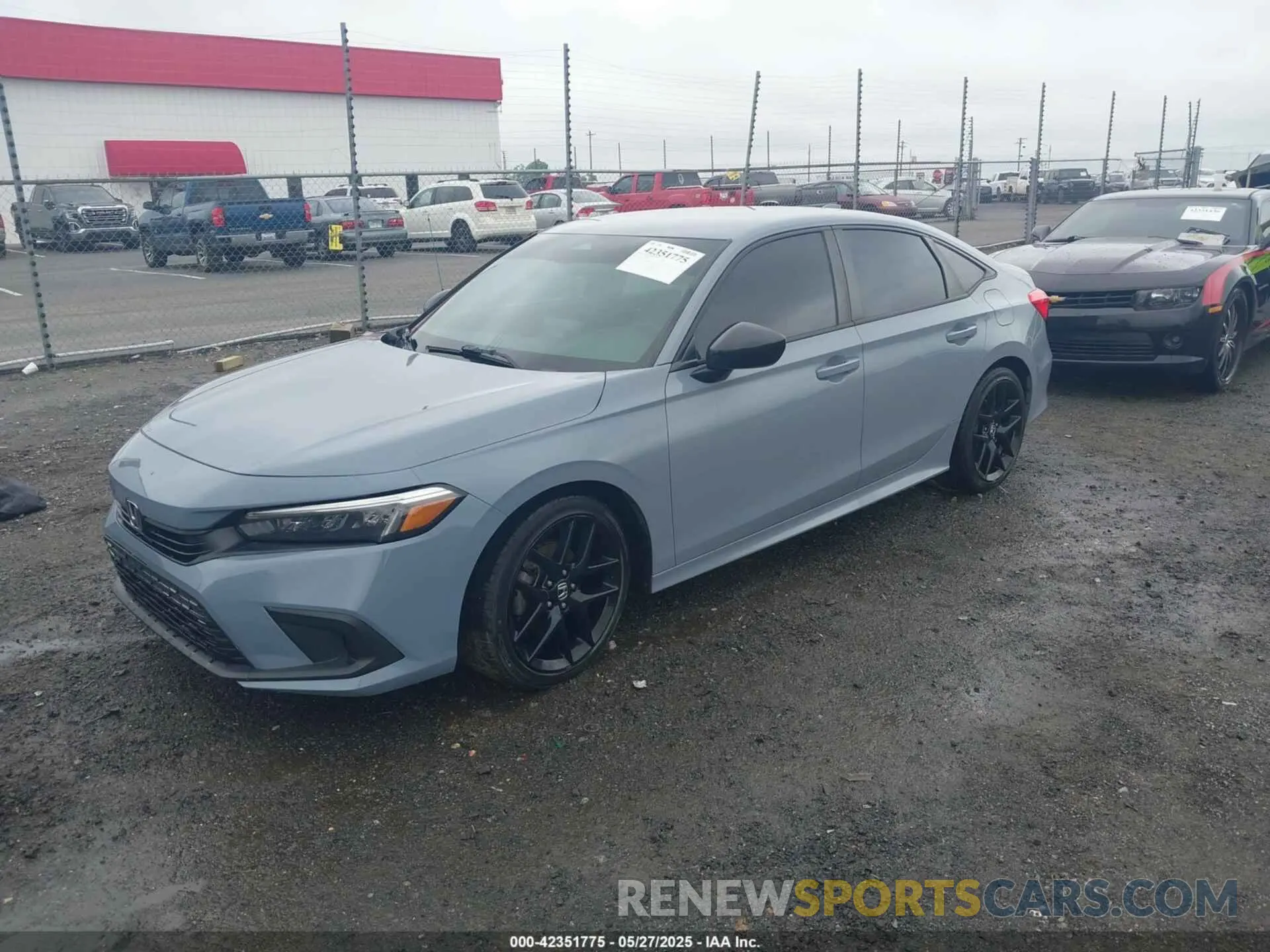 2 Photograph of a damaged car 2HGFE2F55NH592929 HONDA CIVIC 2022
