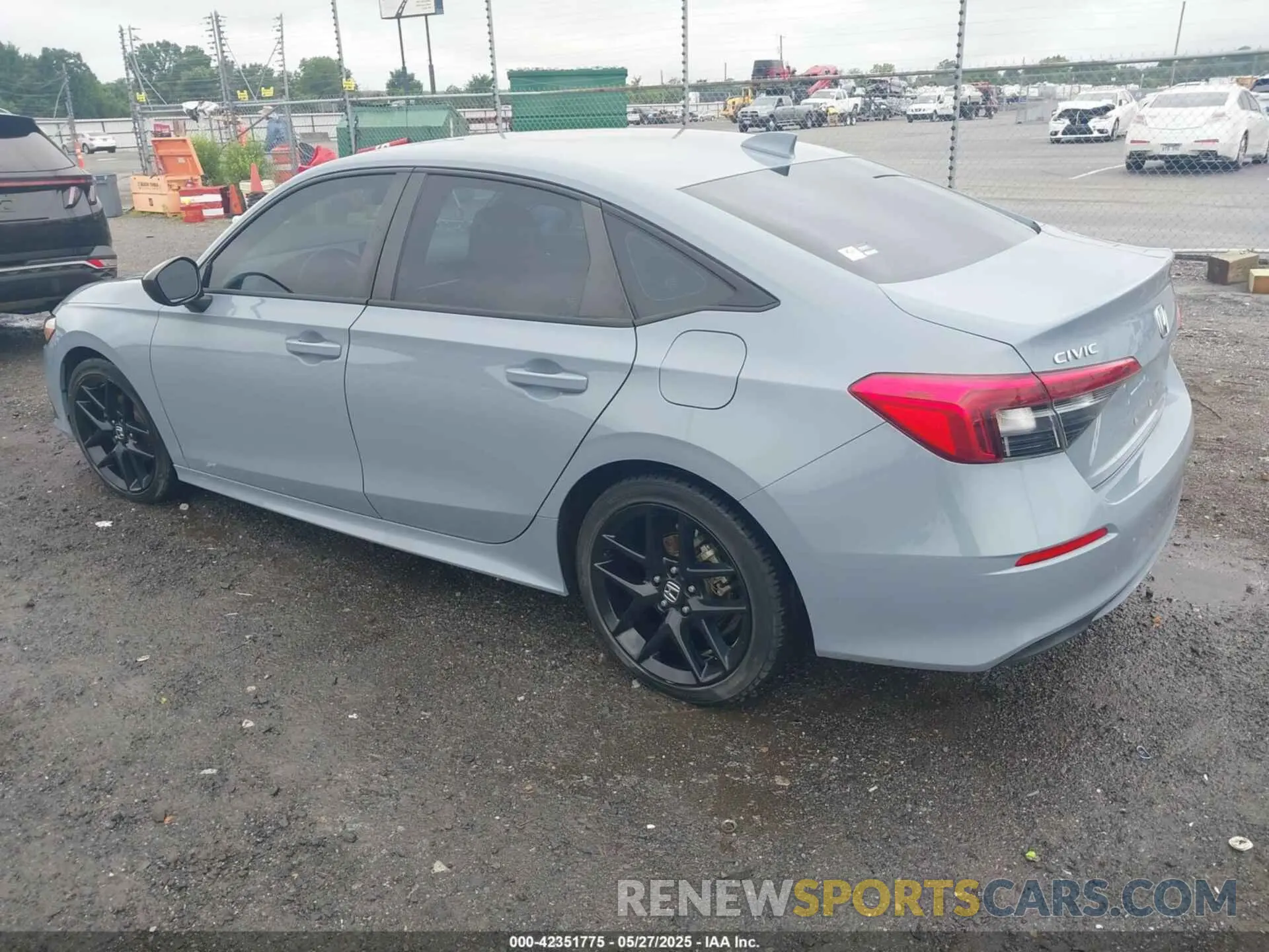 3 Photograph of a damaged car 2HGFE2F55NH592929 HONDA CIVIC 2022