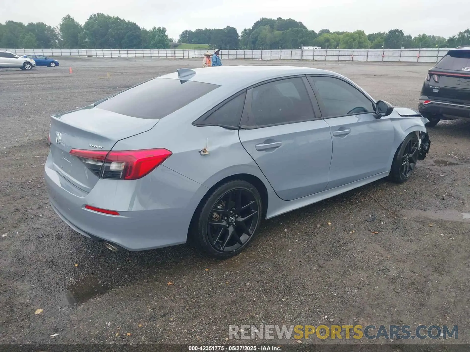 4 Photograph of a damaged car 2HGFE2F55NH592929 HONDA CIVIC 2022