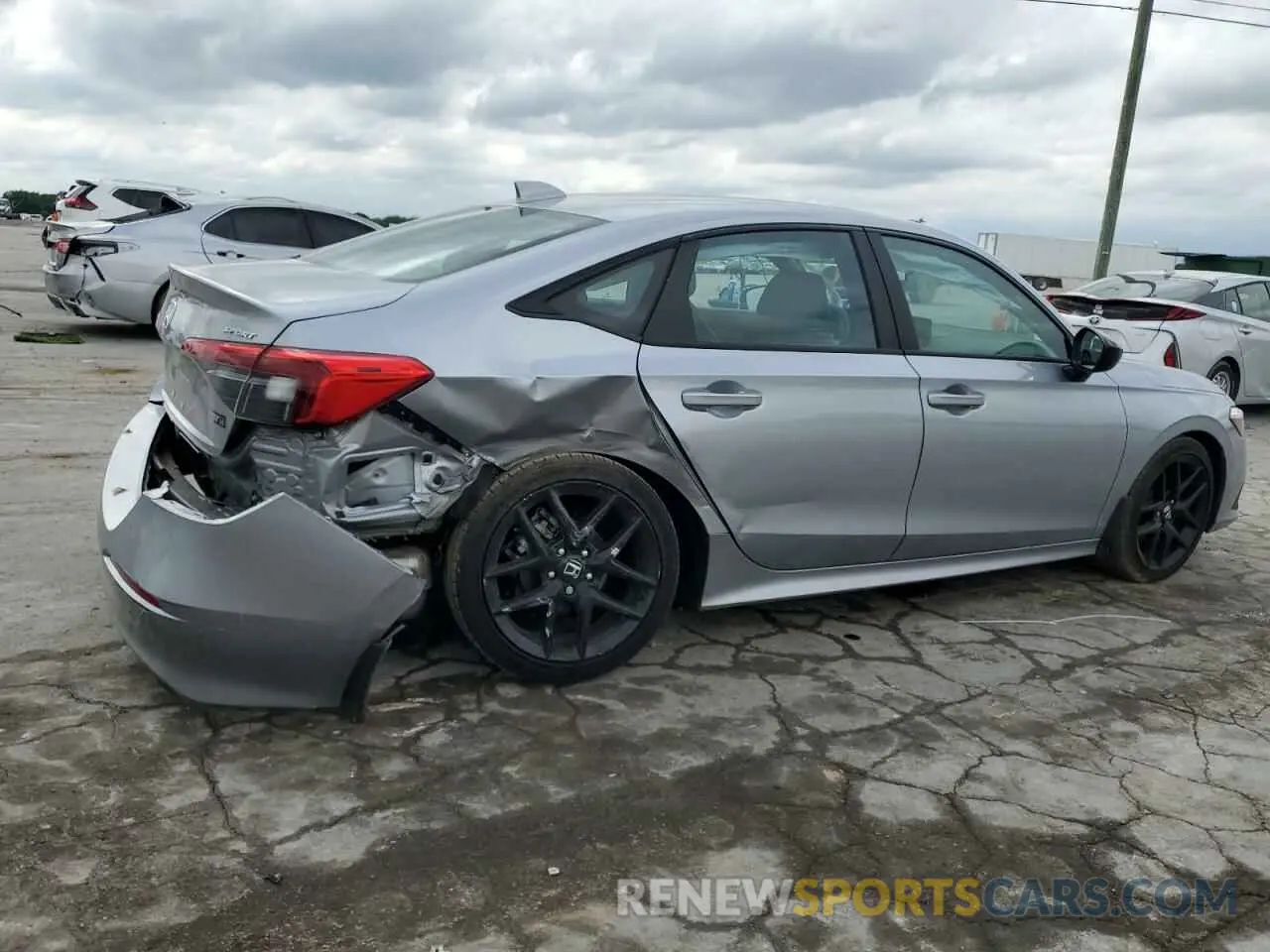 3 Photograph of a damaged car 2HGFE2F55NH603458 HONDA CIVIC 2022