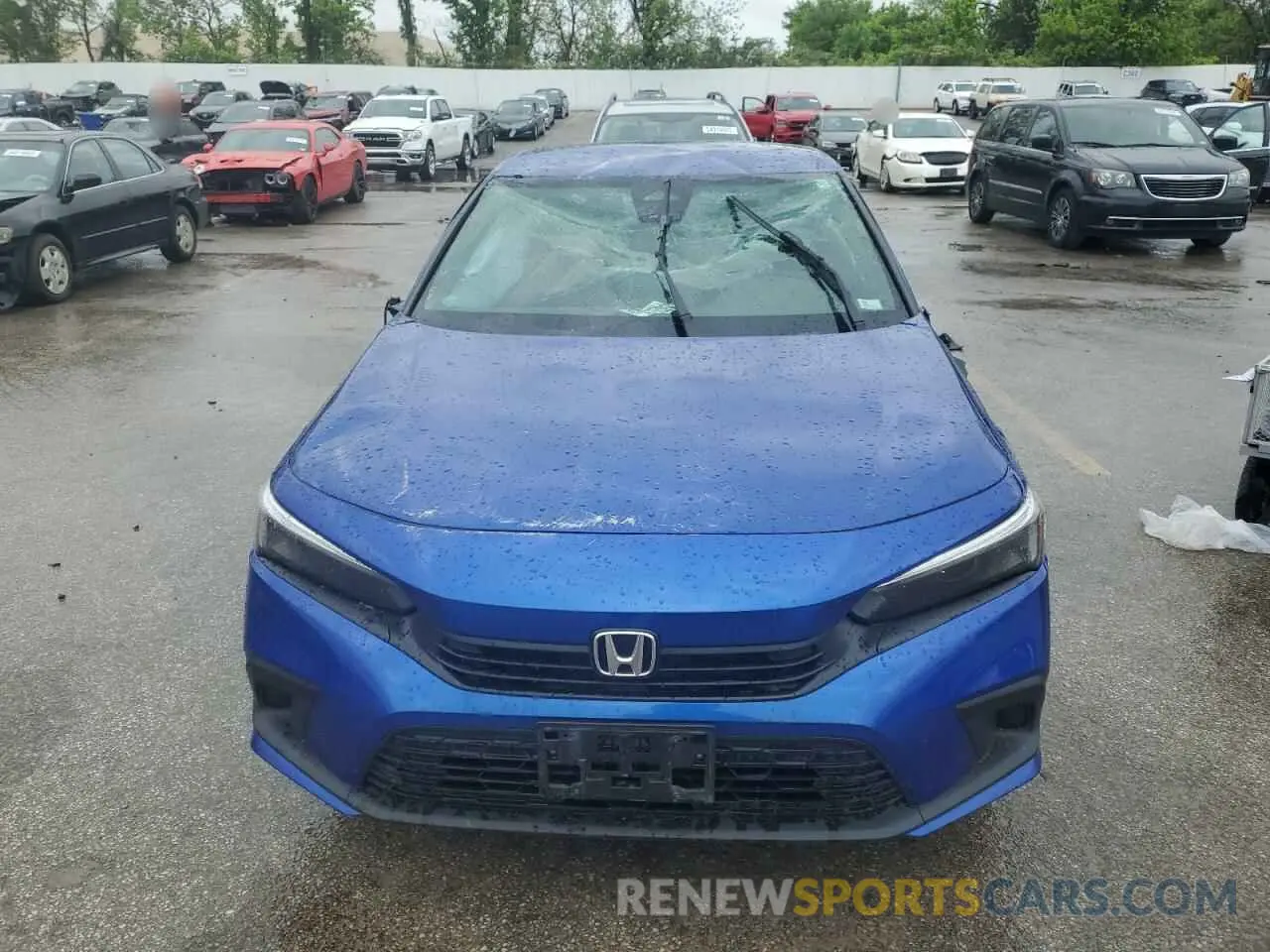 5 Photograph of a damaged car 2HGFE2F55NH603654 HONDA CIVIC 2022