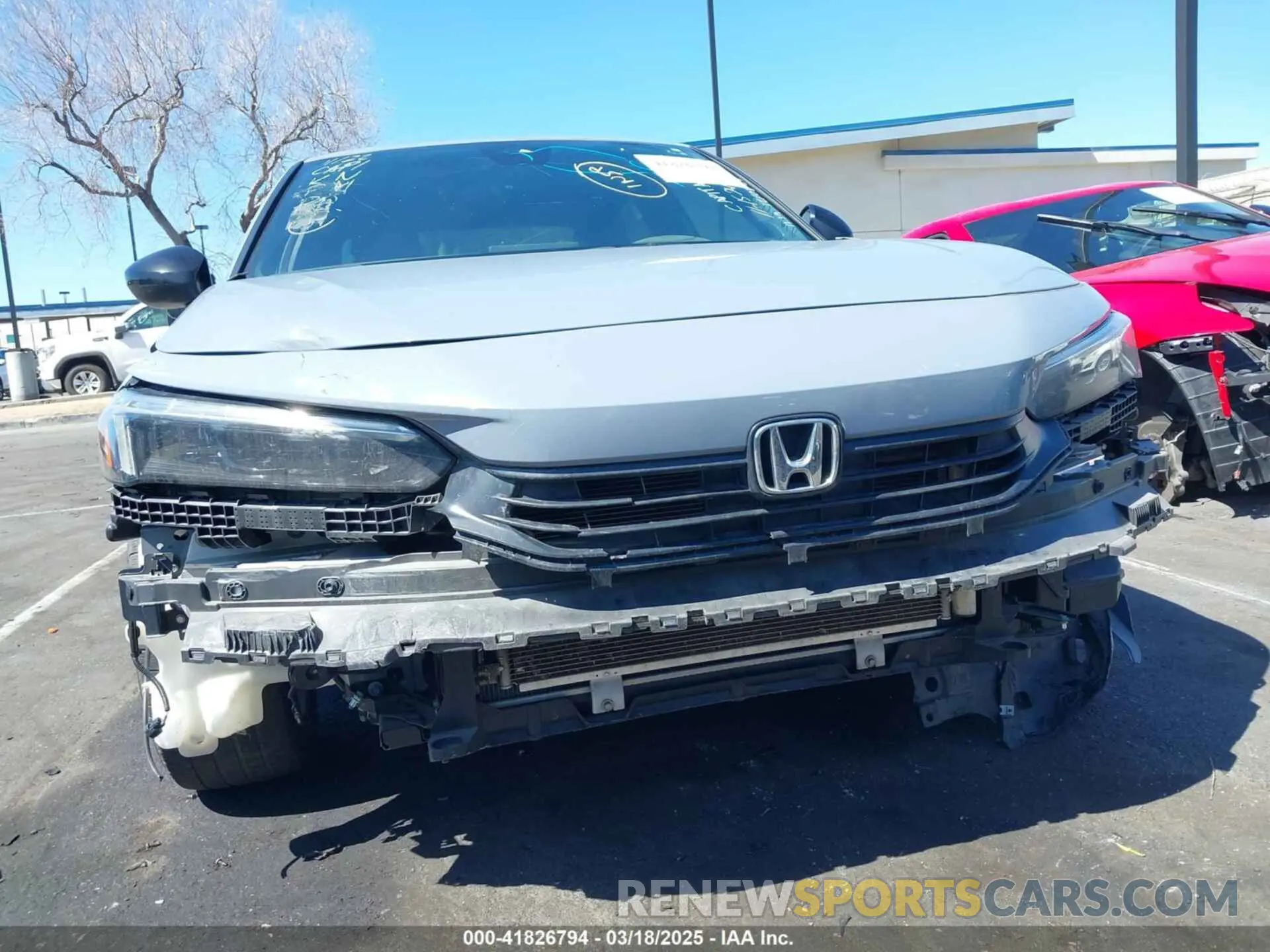 6 Photograph of a damaged car 2HGFE2F55NH604383 HONDA CIVIC 2022