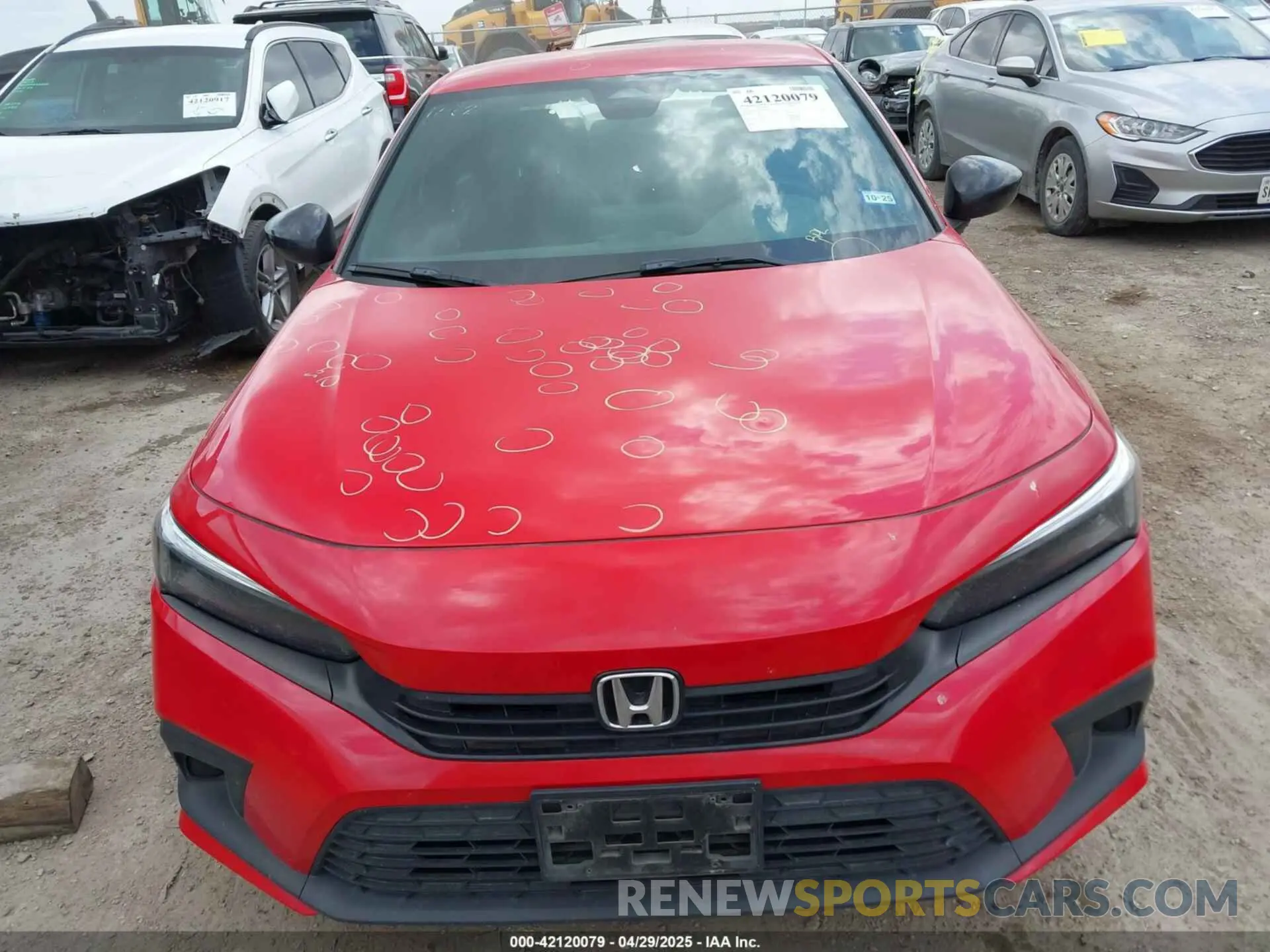 12 Photograph of a damaged car 2HGFE2F55NH604738 HONDA CIVIC 2022