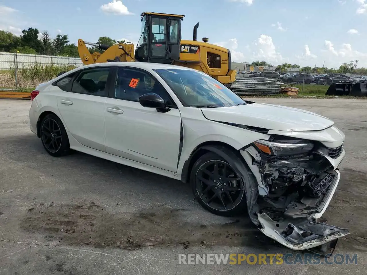 4 Photograph of a damaged car 2HGFE2F55NH606246 HONDA CIVIC 2022