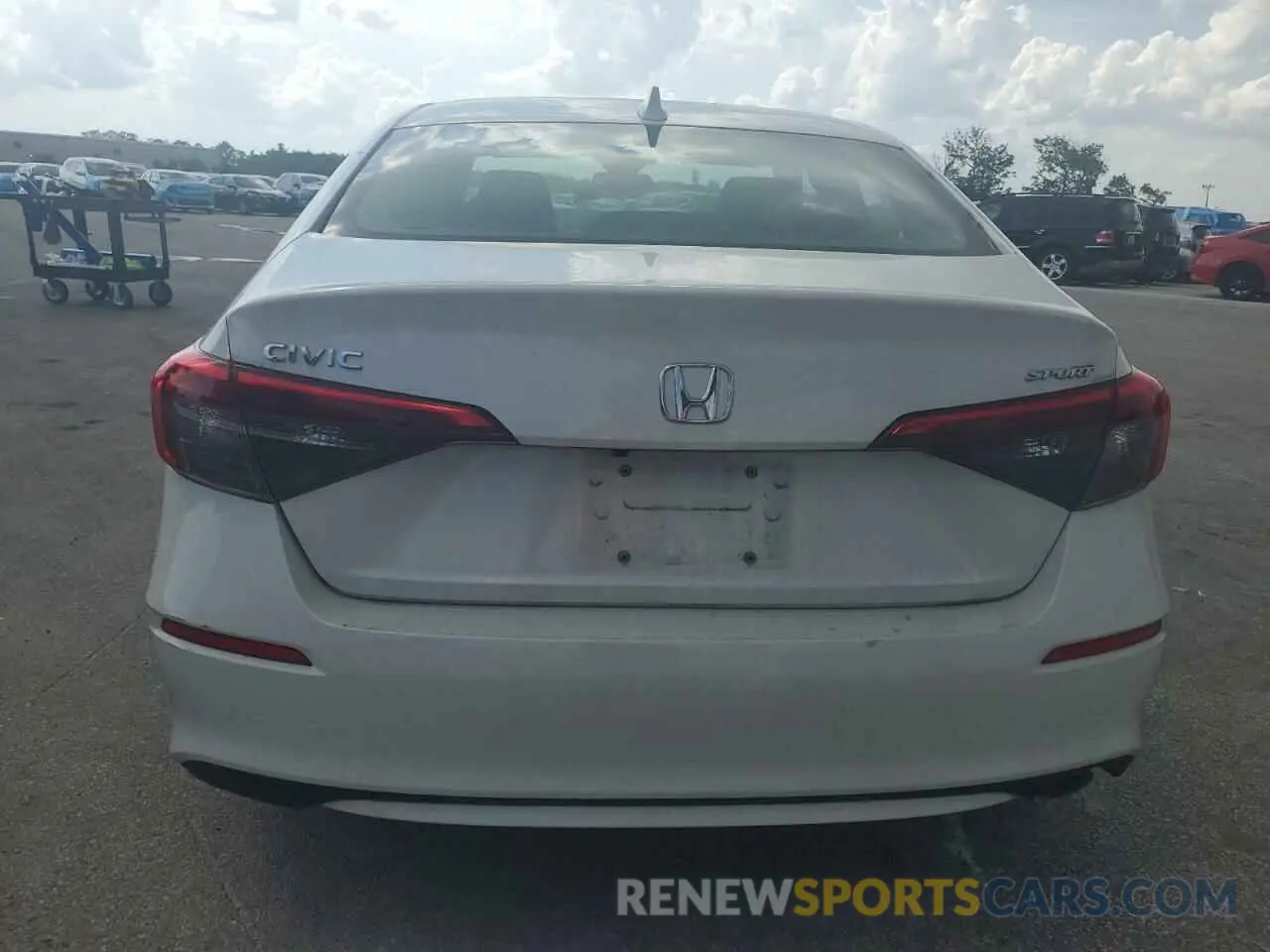 6 Photograph of a damaged car 2HGFE2F55NH606246 HONDA CIVIC 2022