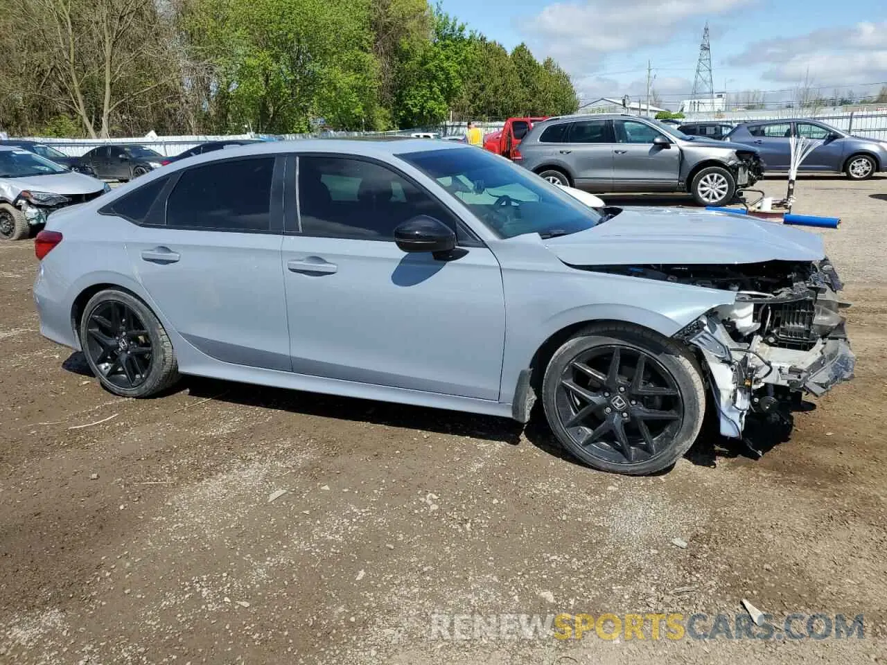 4 Photograph of a damaged car 2HGFE2F56NH117127 HONDA CIVIC 2022