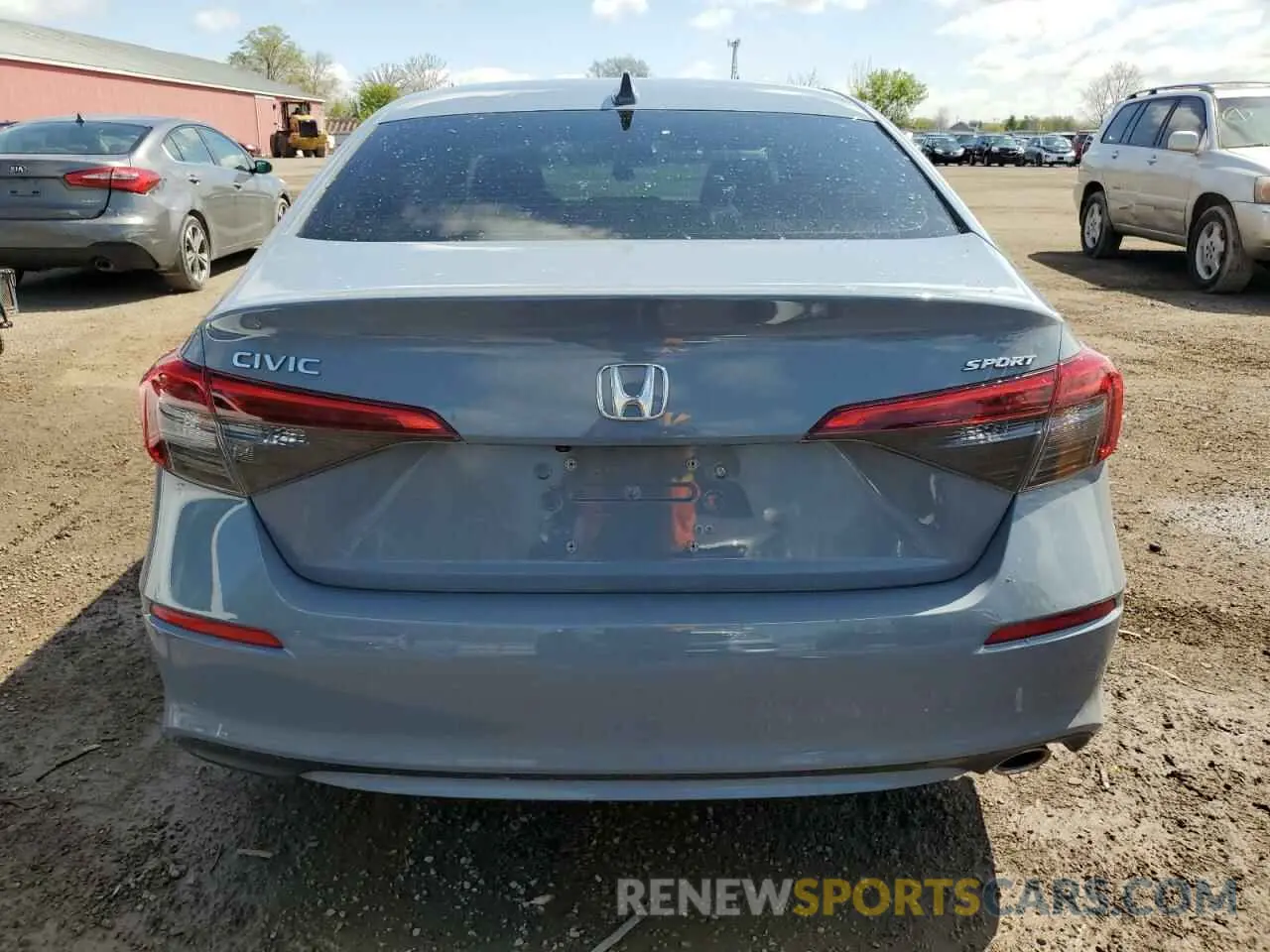6 Photograph of a damaged car 2HGFE2F56NH117127 HONDA CIVIC 2022