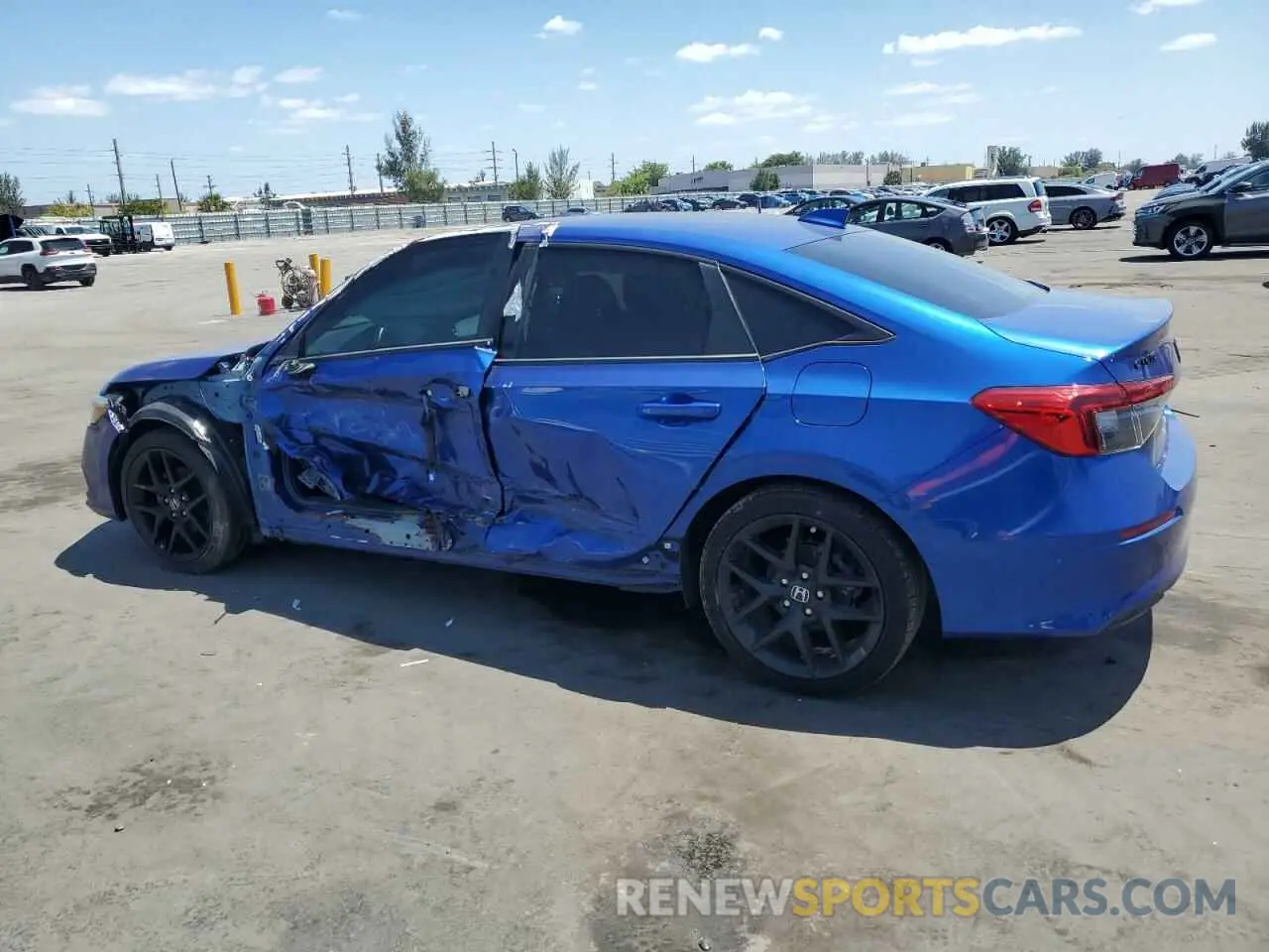 2 Photograph of a damaged car 2HGFE2F56NH502865 HONDA CIVIC 2022