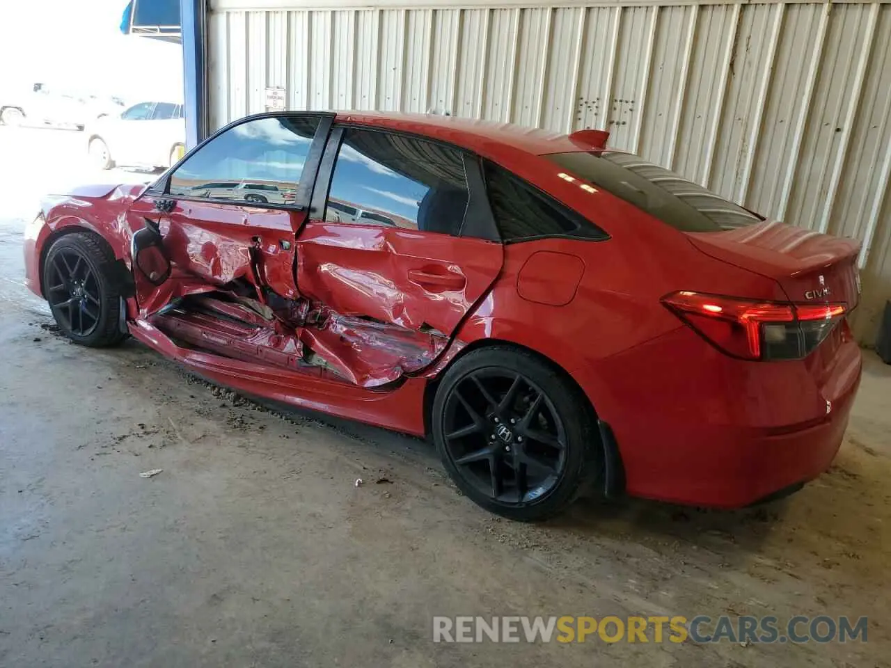 2 Photograph of a damaged car 2HGFE2F56NH503532 HONDA CIVIC 2022