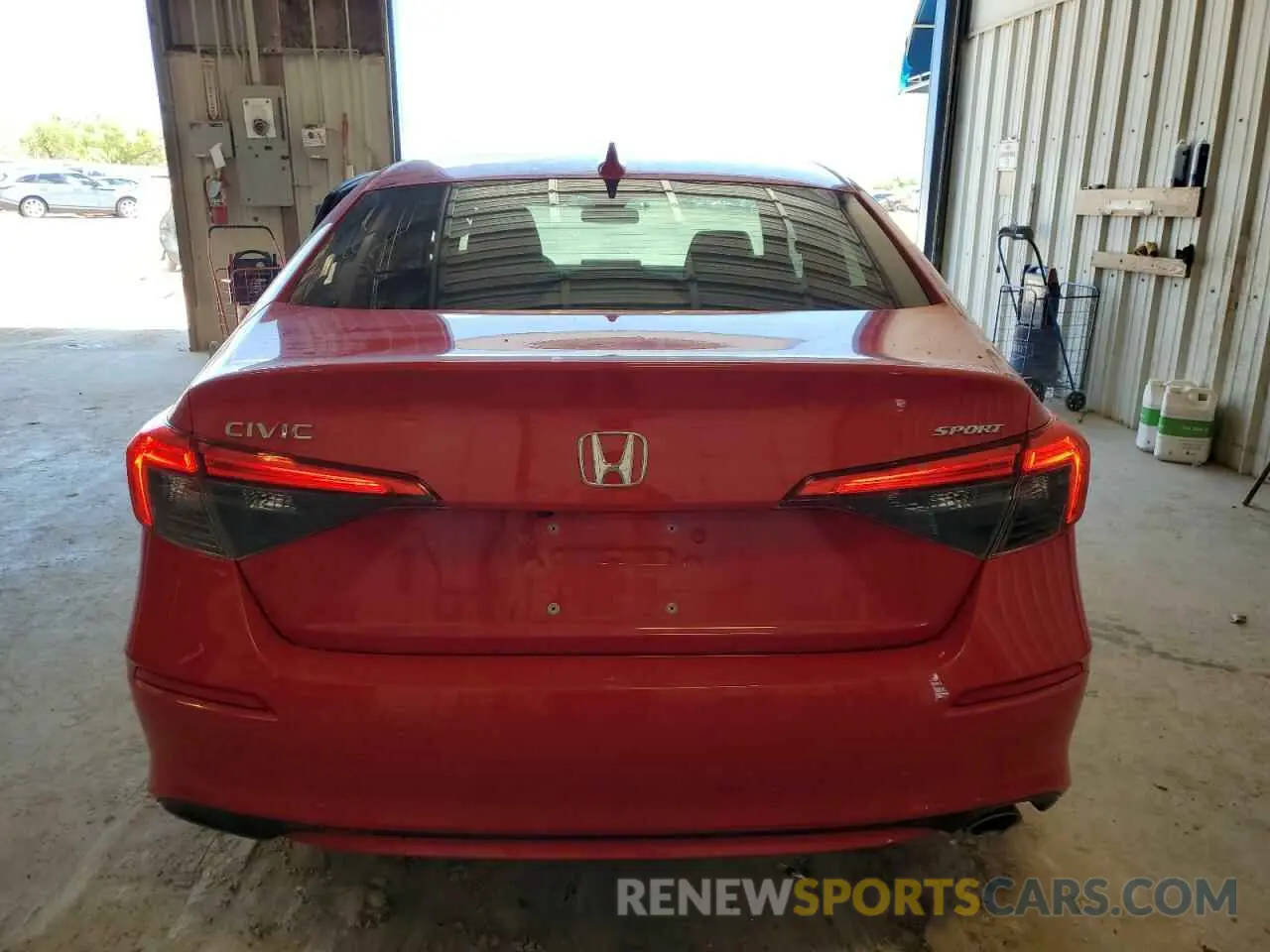 6 Photograph of a damaged car 2HGFE2F56NH503532 HONDA CIVIC 2022