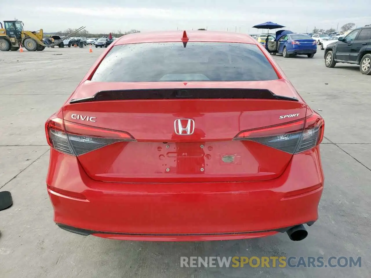 6 Photograph of a damaged car 2HGFE2F56NH509699 HONDA CIVIC 2022