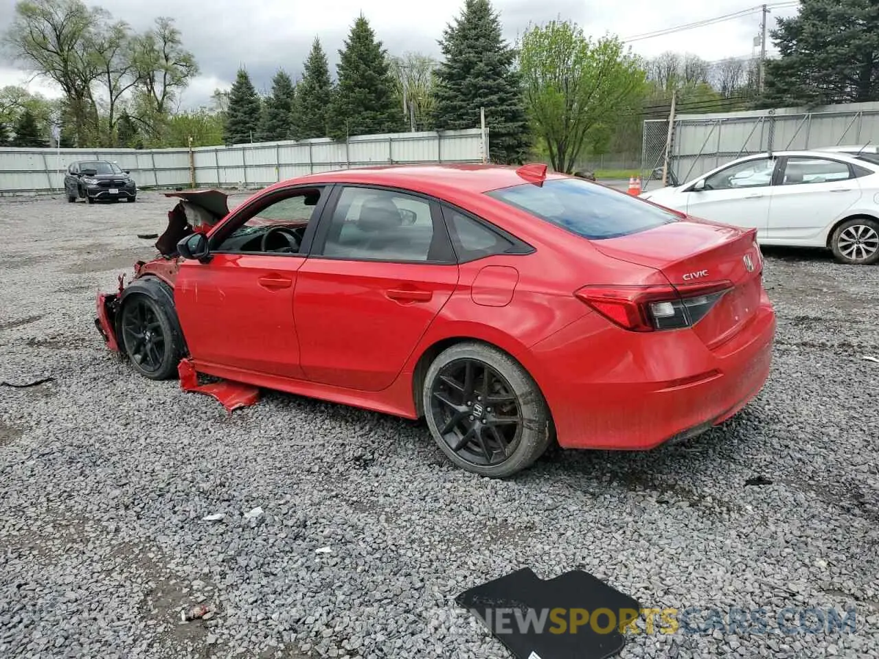 2 Photograph of a damaged car 2HGFE2F56NH512411 HONDA CIVIC 2022