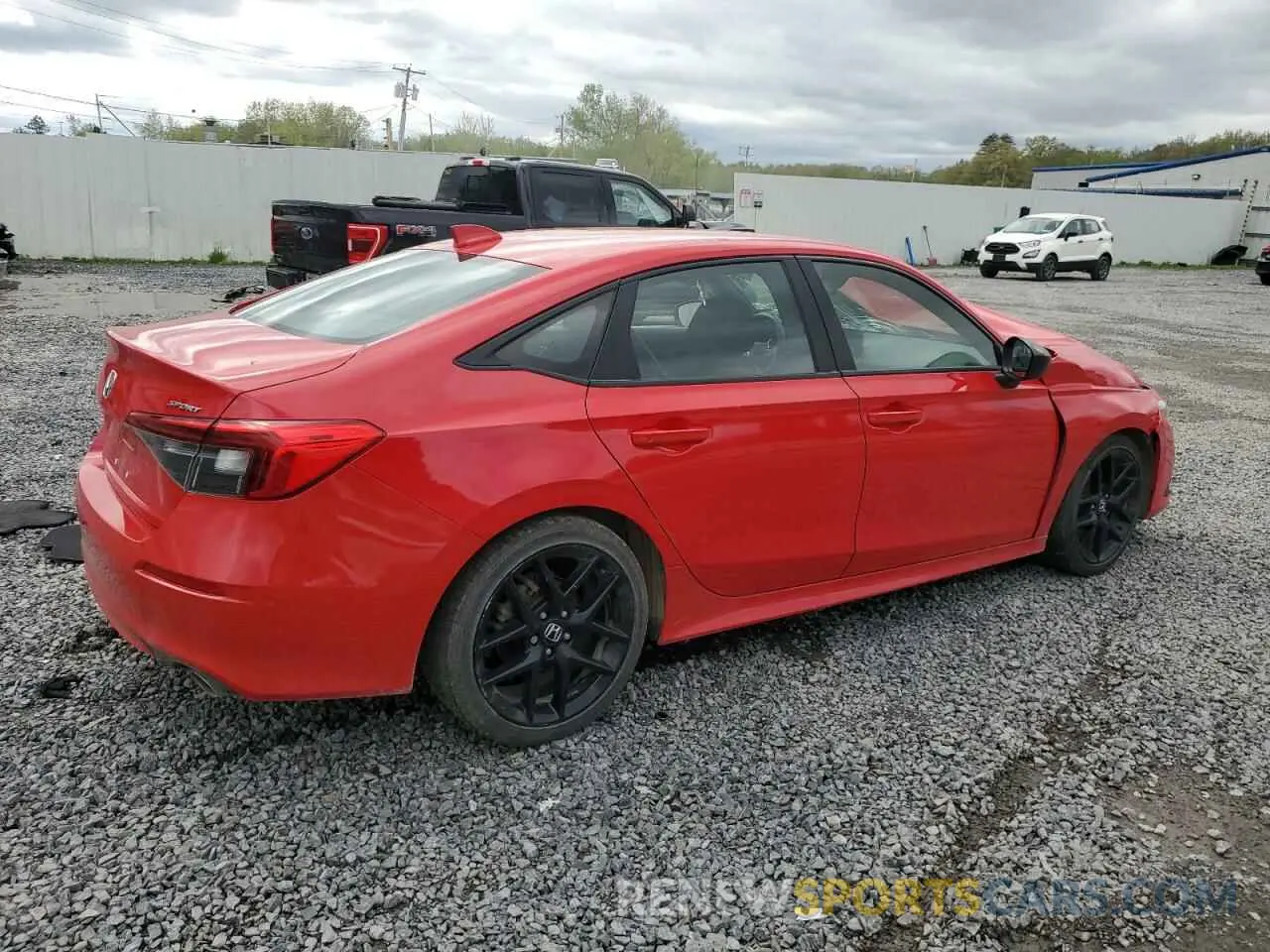 3 Photograph of a damaged car 2HGFE2F56NH512411 HONDA CIVIC 2022
