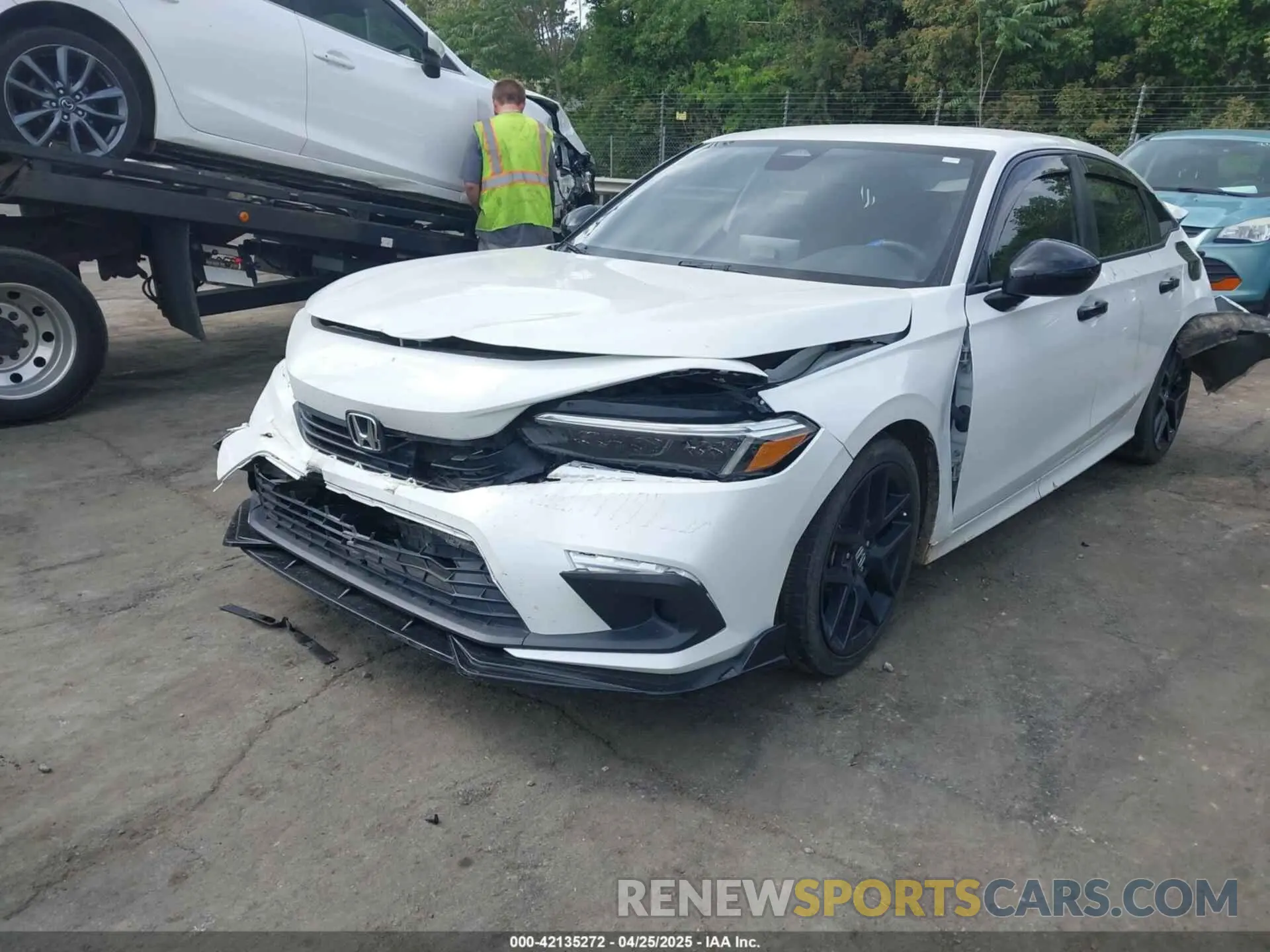 2 Photograph of a damaged car 2HGFE2F56NH515664 HONDA CIVIC 2022