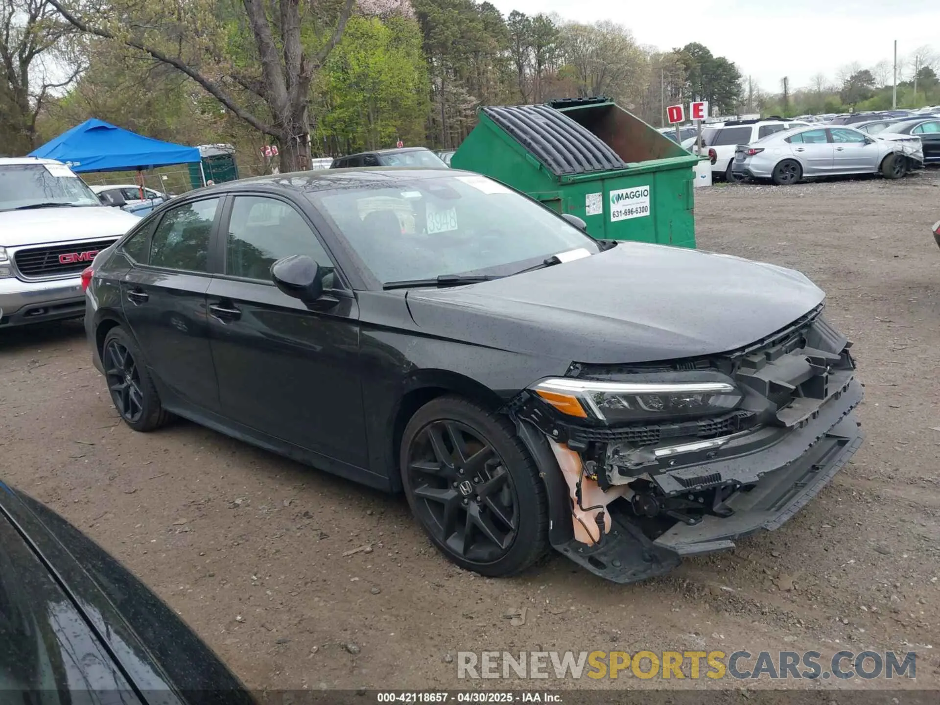 14 Photograph of a damaged car 2HGFE2F56NH523702 HONDA CIVIC 2022