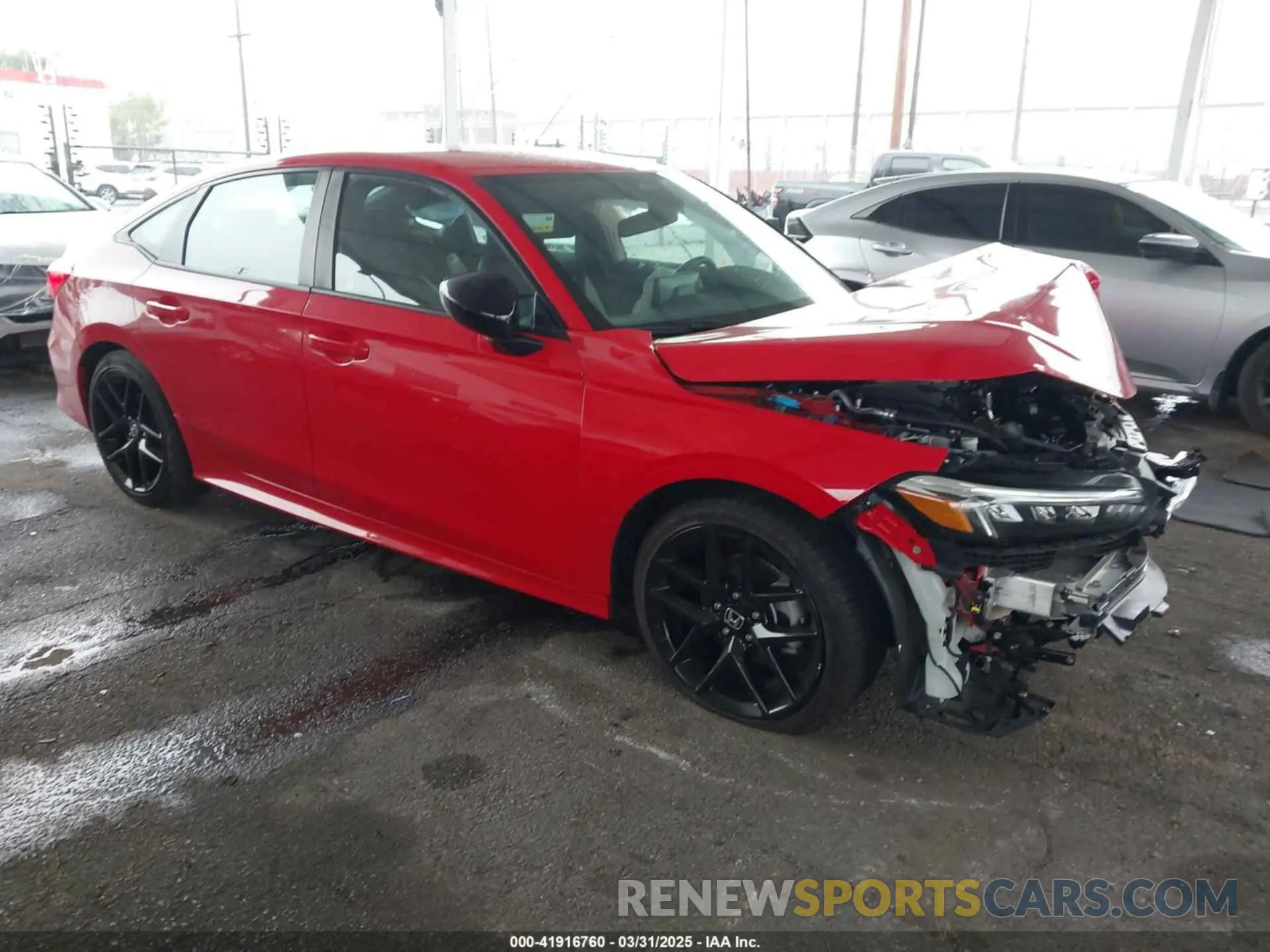 1 Photograph of a damaged car 2HGFE2F56NH528026 HONDA CIVIC 2022