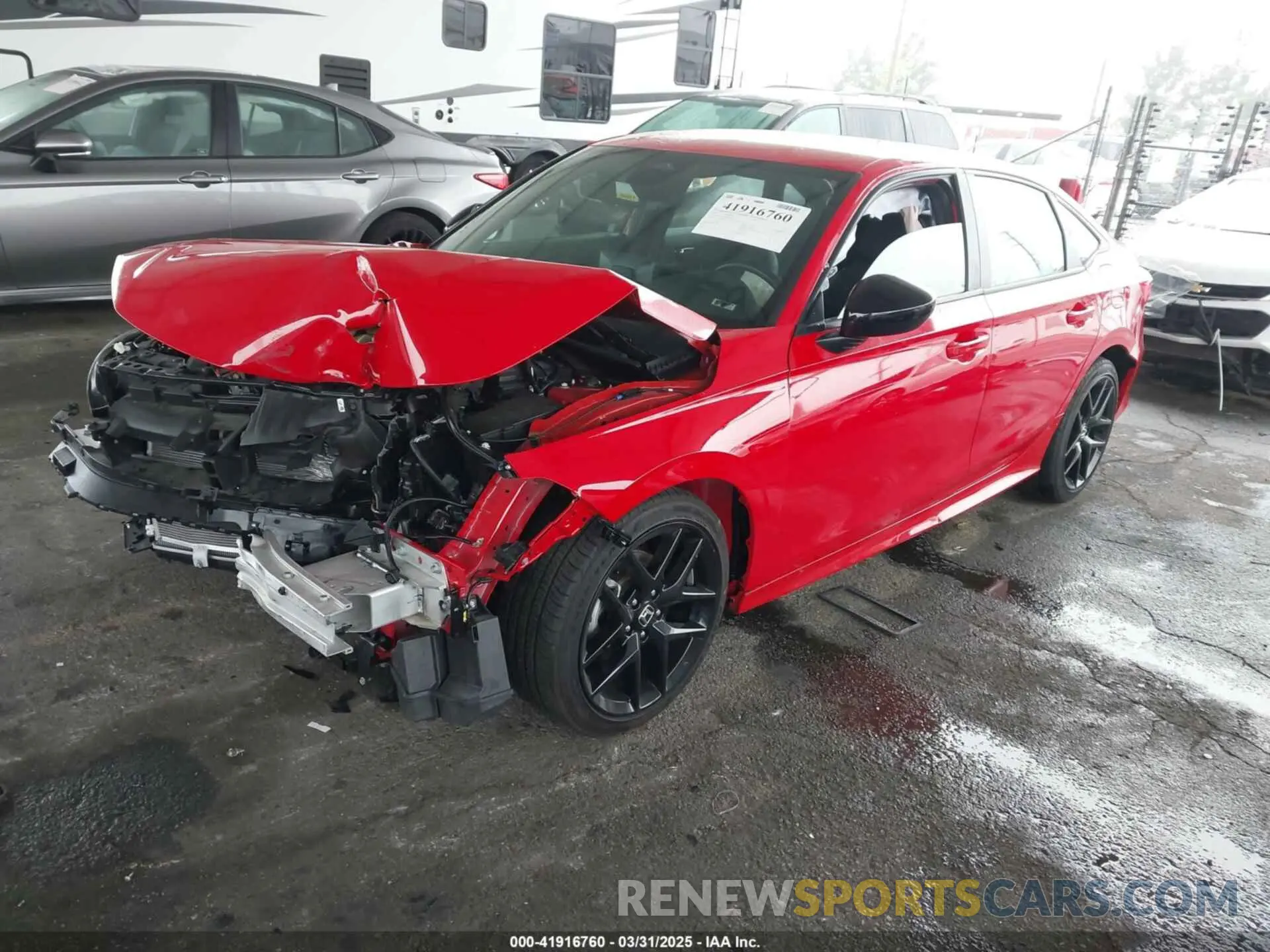 2 Photograph of a damaged car 2HGFE2F56NH528026 HONDA CIVIC 2022