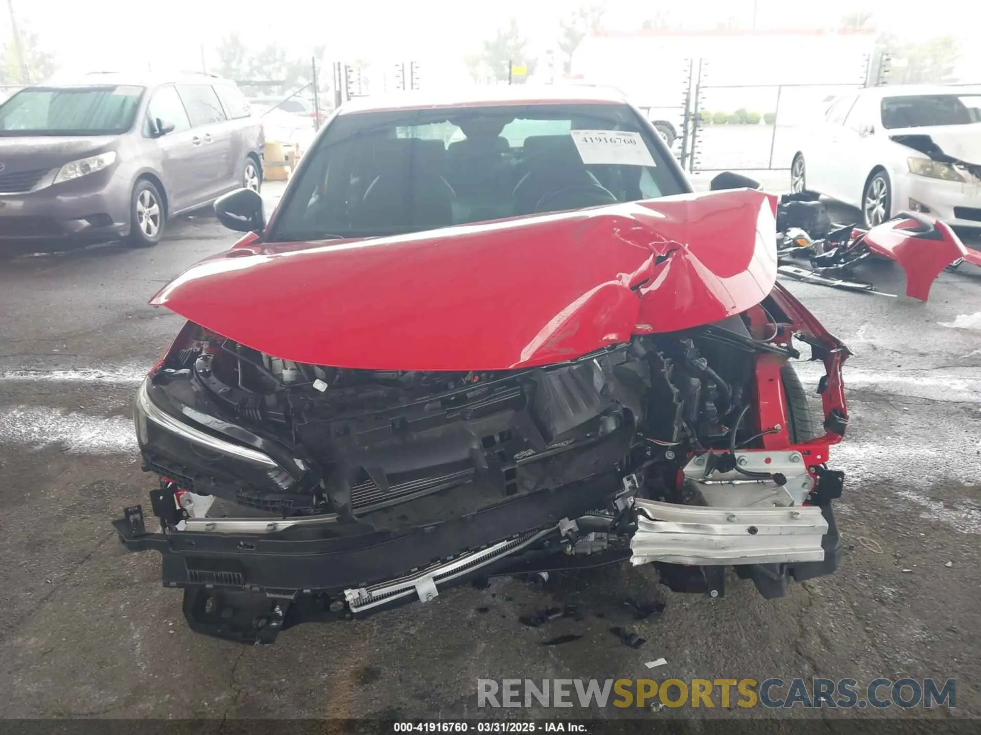 6 Photograph of a damaged car 2HGFE2F56NH528026 HONDA CIVIC 2022