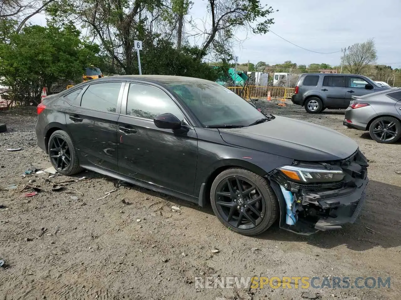 4 Photograph of a damaged car 2HGFE2F56NH532884 HONDA CIVIC 2022