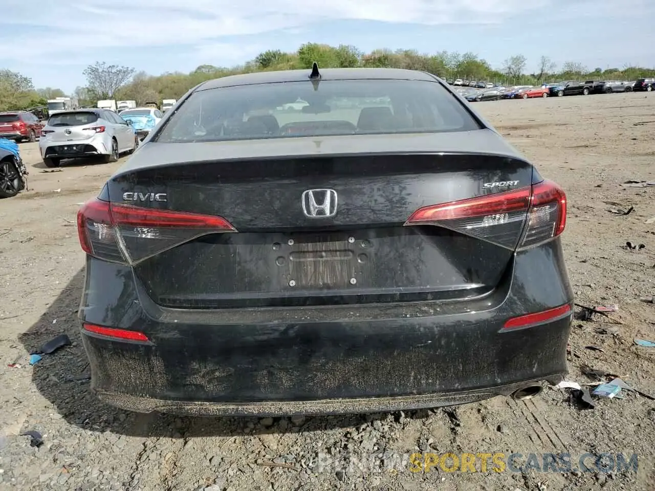 6 Photograph of a damaged car 2HGFE2F56NH532884 HONDA CIVIC 2022