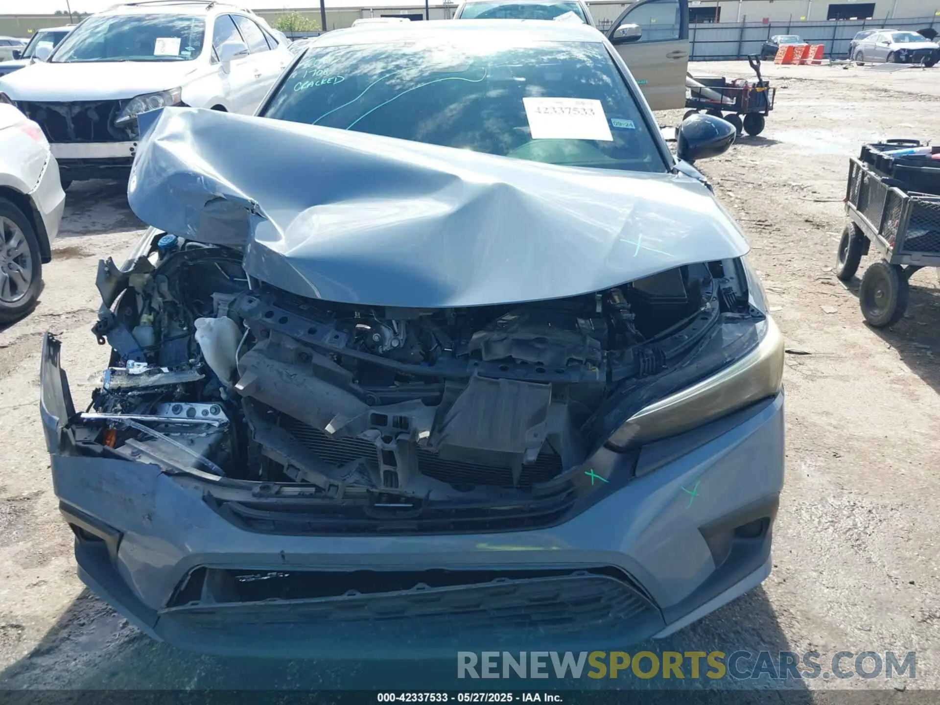 12 Photograph of a damaged car 2HGFE2F56NH534165 HONDA CIVIC 2022