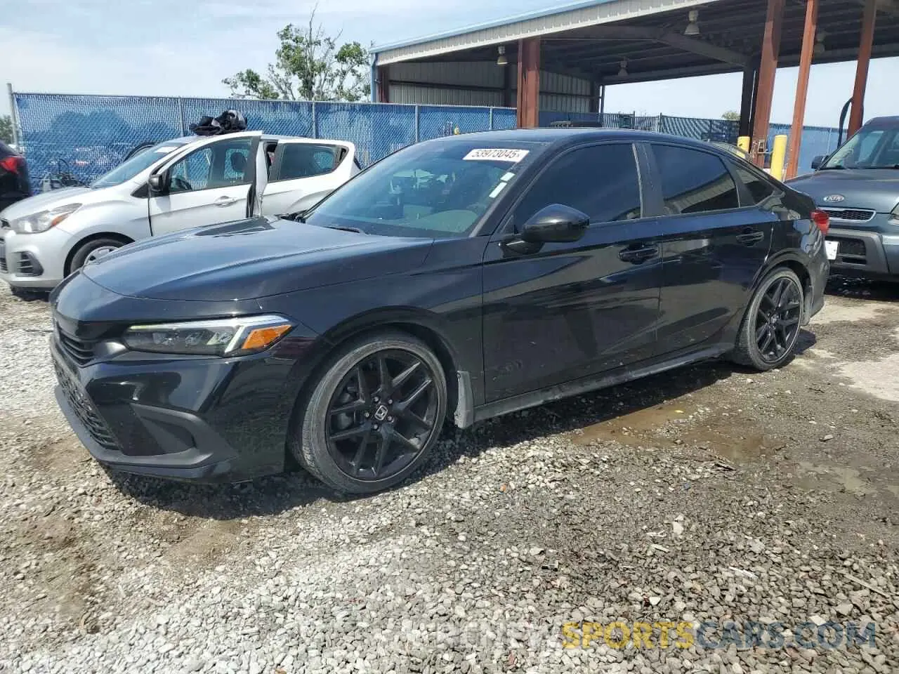 1 Photograph of a damaged car 2HGFE2F56NH535235 HONDA CIVIC 2022