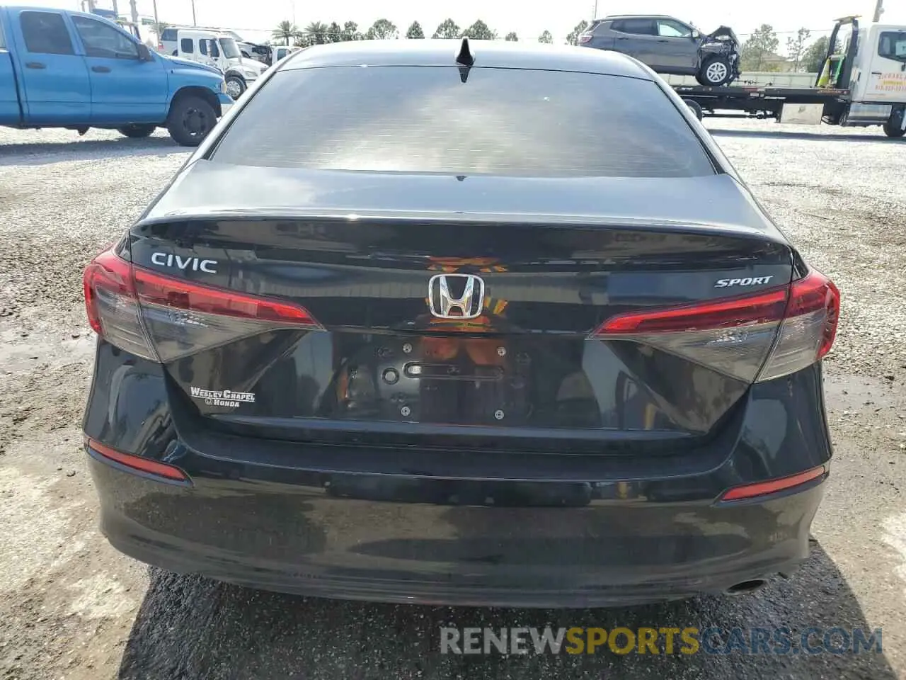 6 Photograph of a damaged car 2HGFE2F56NH535235 HONDA CIVIC 2022