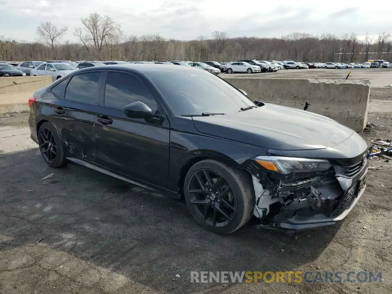 4 Photograph of a damaged car 2HGFE2F56NH537230 HONDA CIVIC 2022