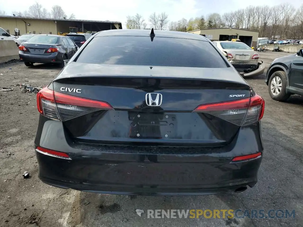 6 Photograph of a damaged car 2HGFE2F56NH537230 HONDA CIVIC 2022
