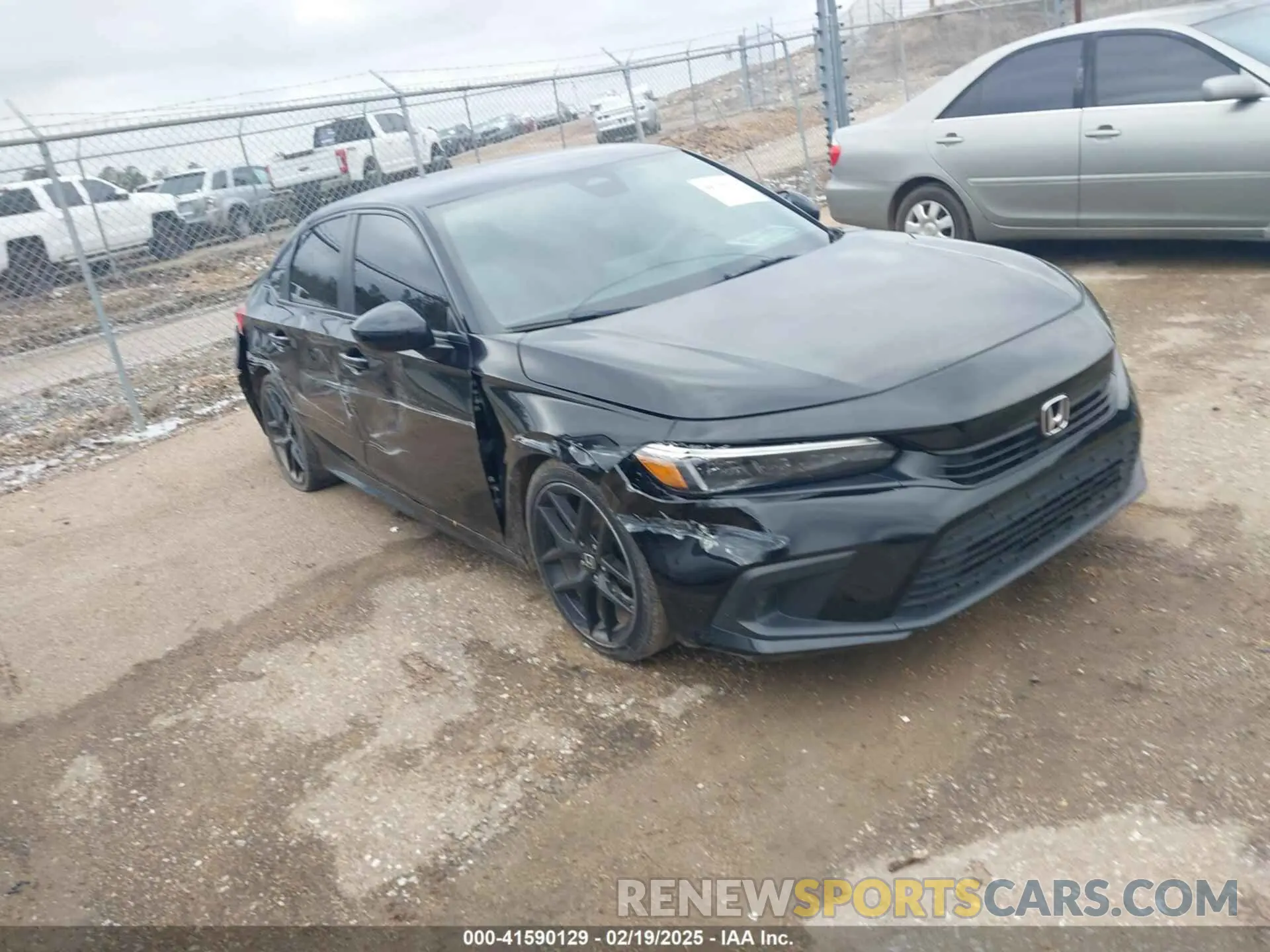 1 Photograph of a damaged car 2HGFE2F56NH540970 HONDA CIVIC 2022