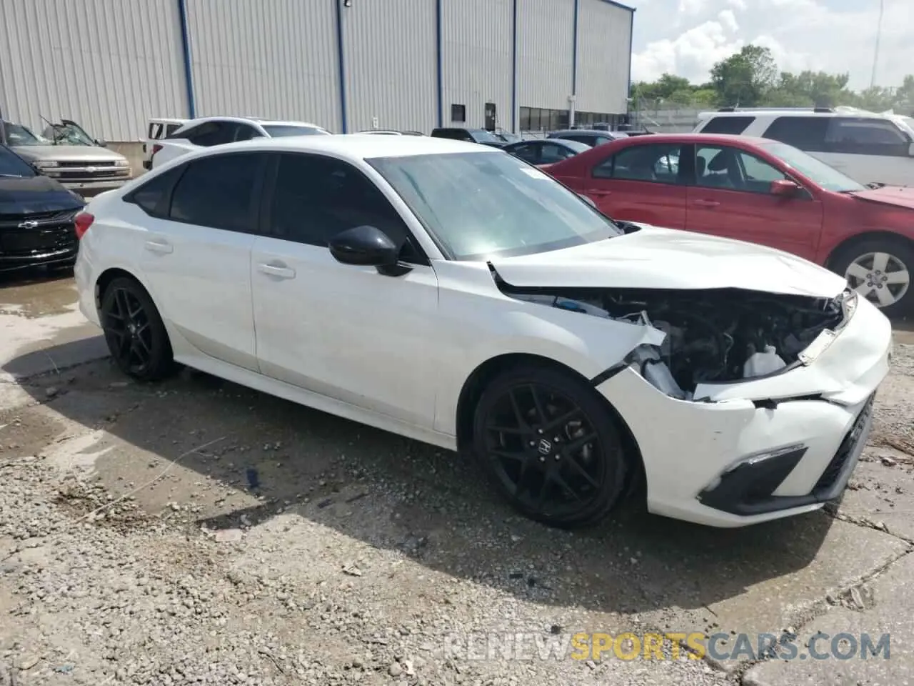 4 Photograph of a damaged car 2HGFE2F56NH547658 HONDA CIVIC 2022