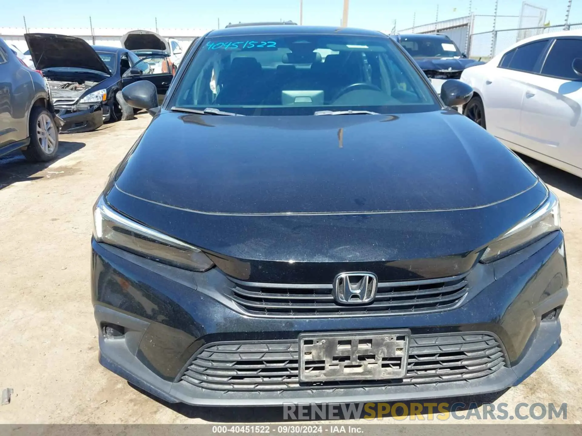 12 Photograph of a damaged car 2HGFE2F56NH549247 HONDA CIVIC 2022