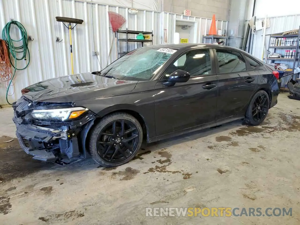 1 Photograph of a damaged car 2HGFE2F56NH551175 HONDA CIVIC 2022