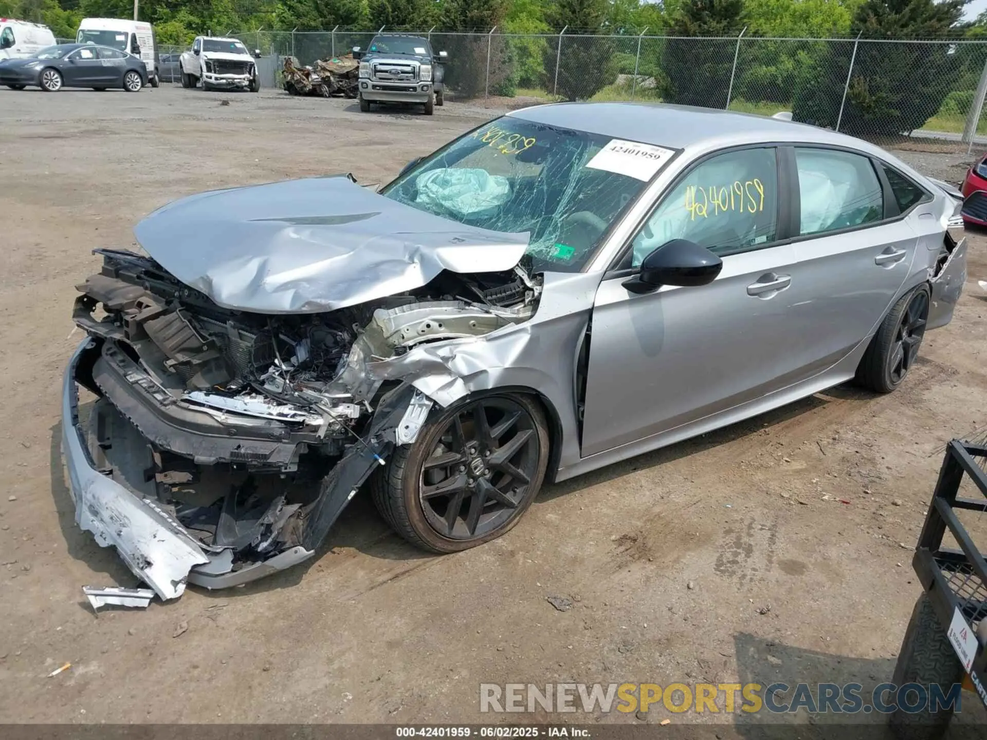 2 Photograph of a damaged car 2HGFE2F56NH555517 HONDA CIVIC 2022