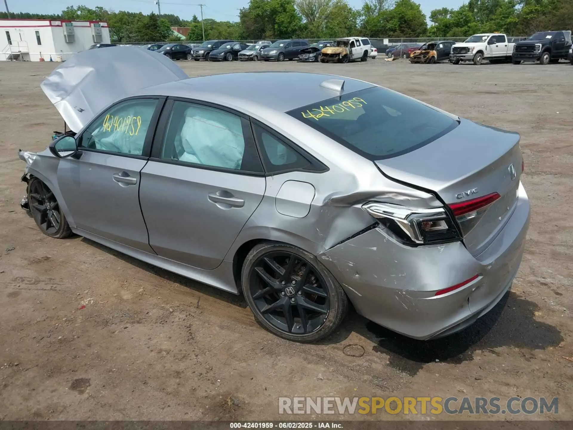 3 Photograph of a damaged car 2HGFE2F56NH555517 HONDA CIVIC 2022