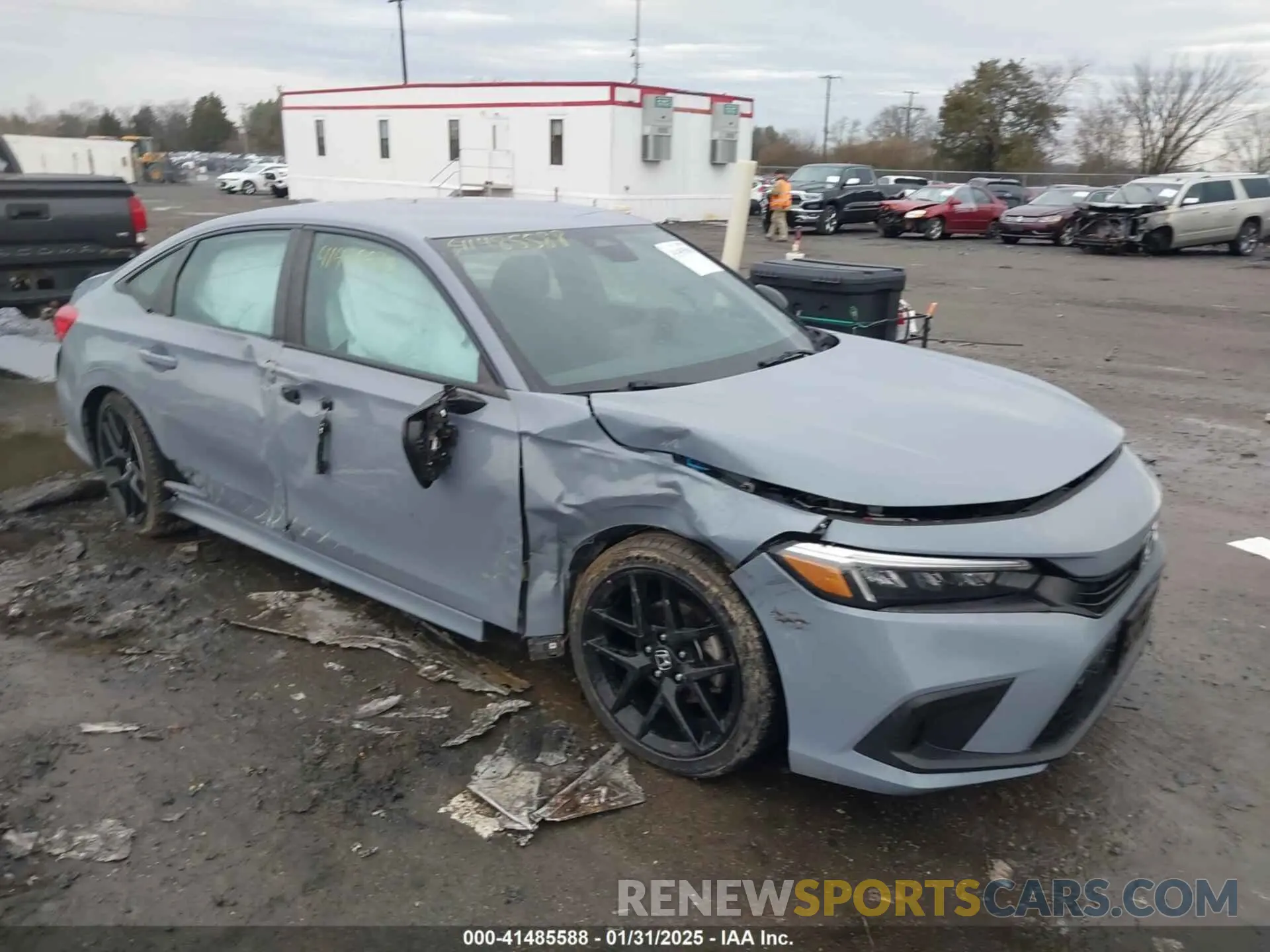 1 Photograph of a damaged car 2HGFE2F56NH561351 HONDA CIVIC 2022