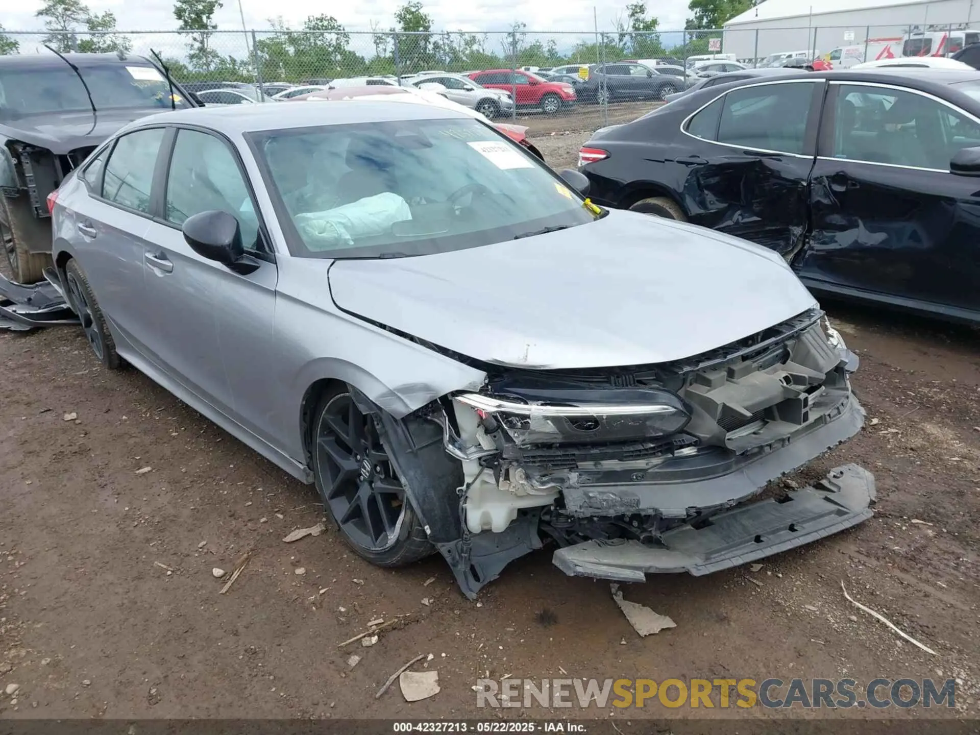 1 Photograph of a damaged car 2HGFE2F56NH567702 HONDA CIVIC 2022