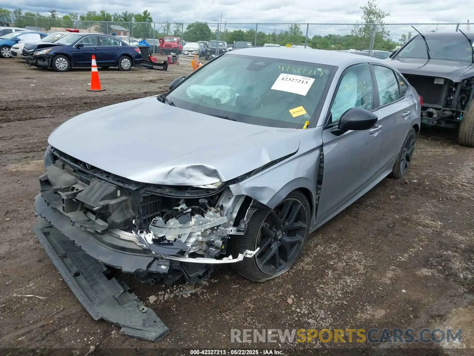 2 Photograph of a damaged car 2HGFE2F56NH567702 HONDA CIVIC 2022