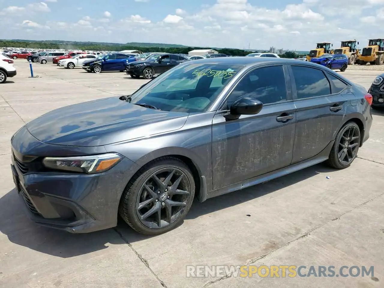 1 Photograph of a damaged car 2HGFE2F56NH570194 HONDA CIVIC 2022
