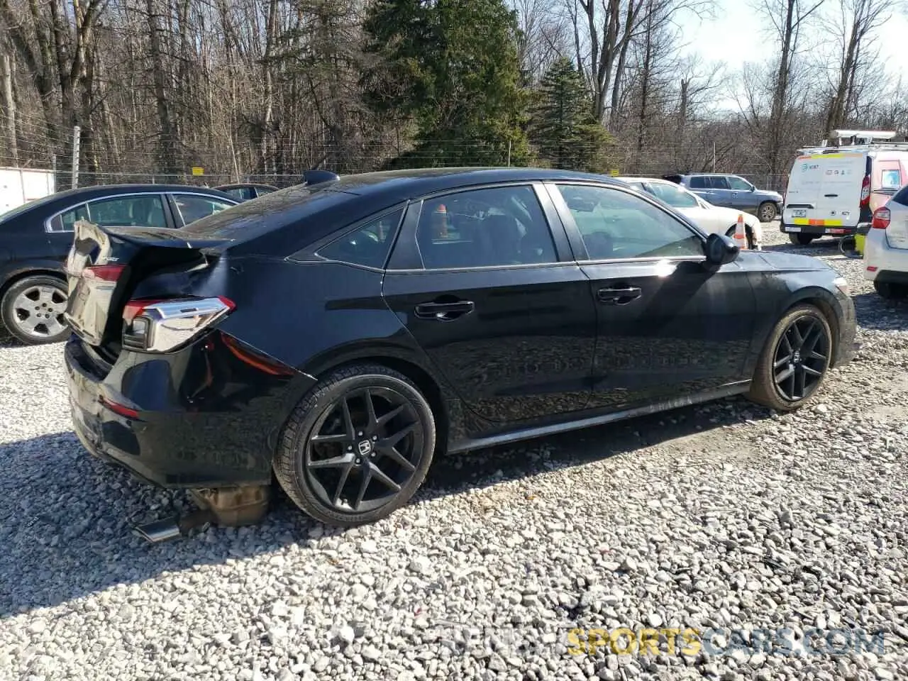 3 Photograph of a damaged car 2HGFE2F56NH573595 HONDA CIVIC 2022